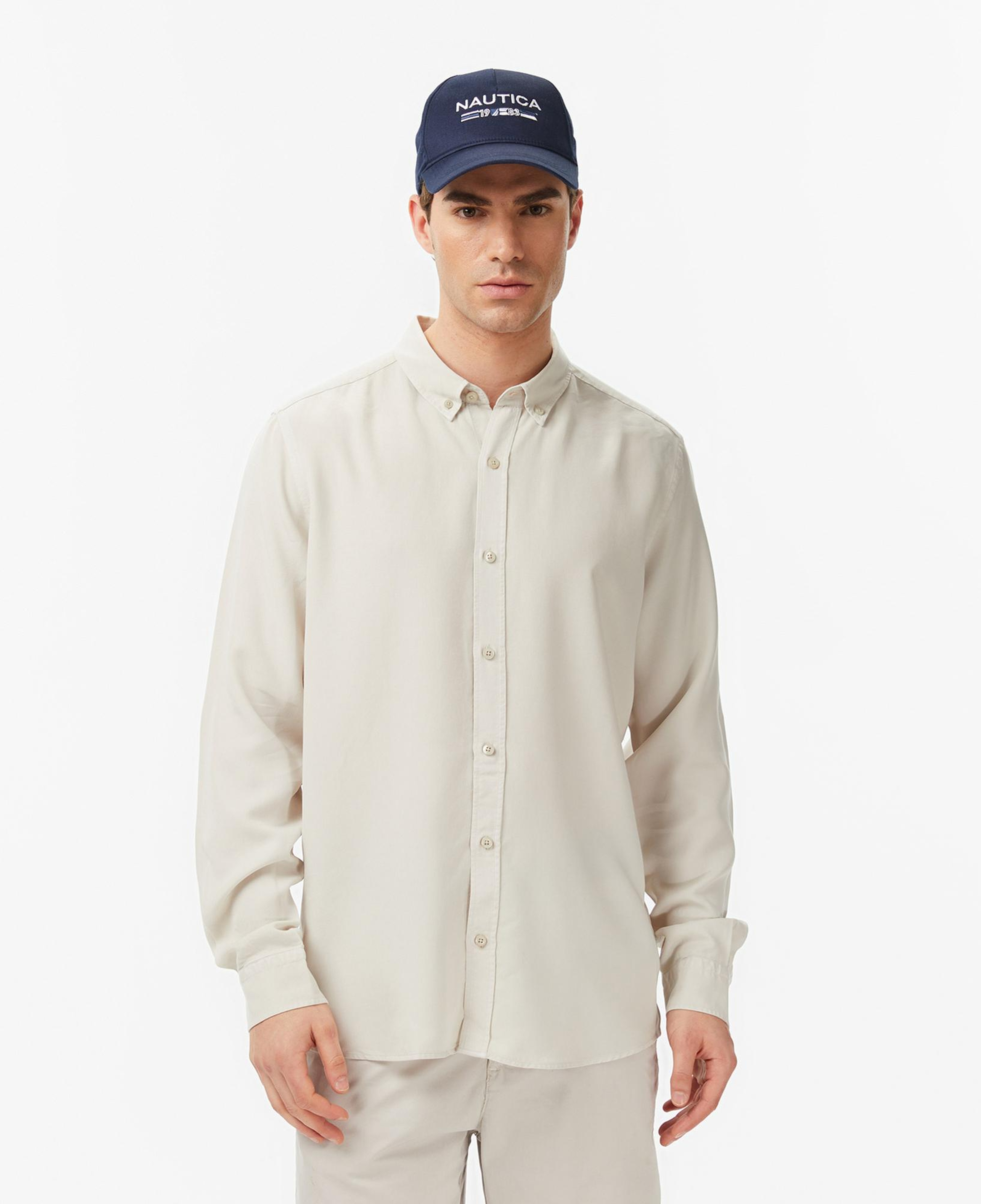 Nautica Erkek Gri Regular Fit Gömlek