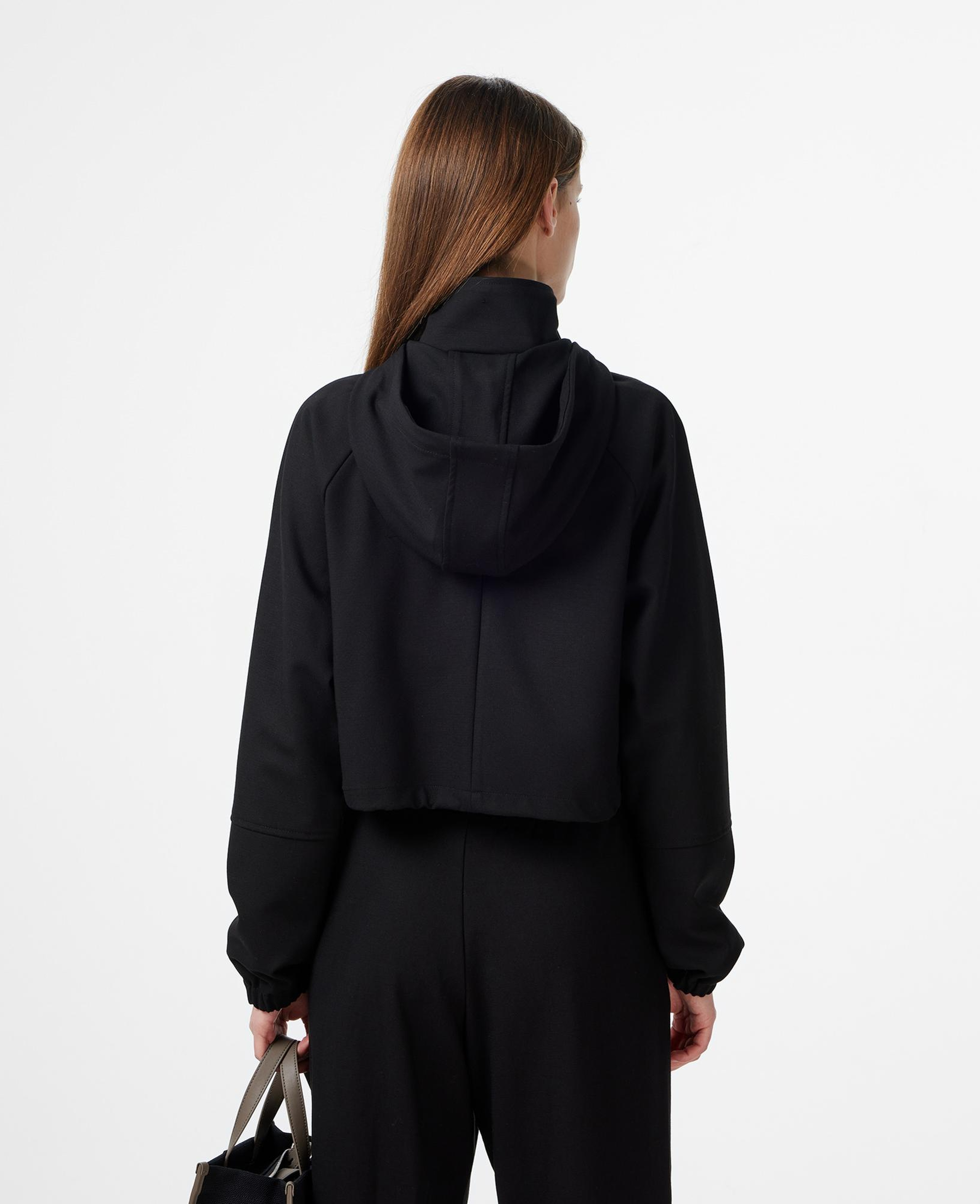 Lacoste Kadın Regular Fit Kapüşonlu Siyah Dış Gömlek