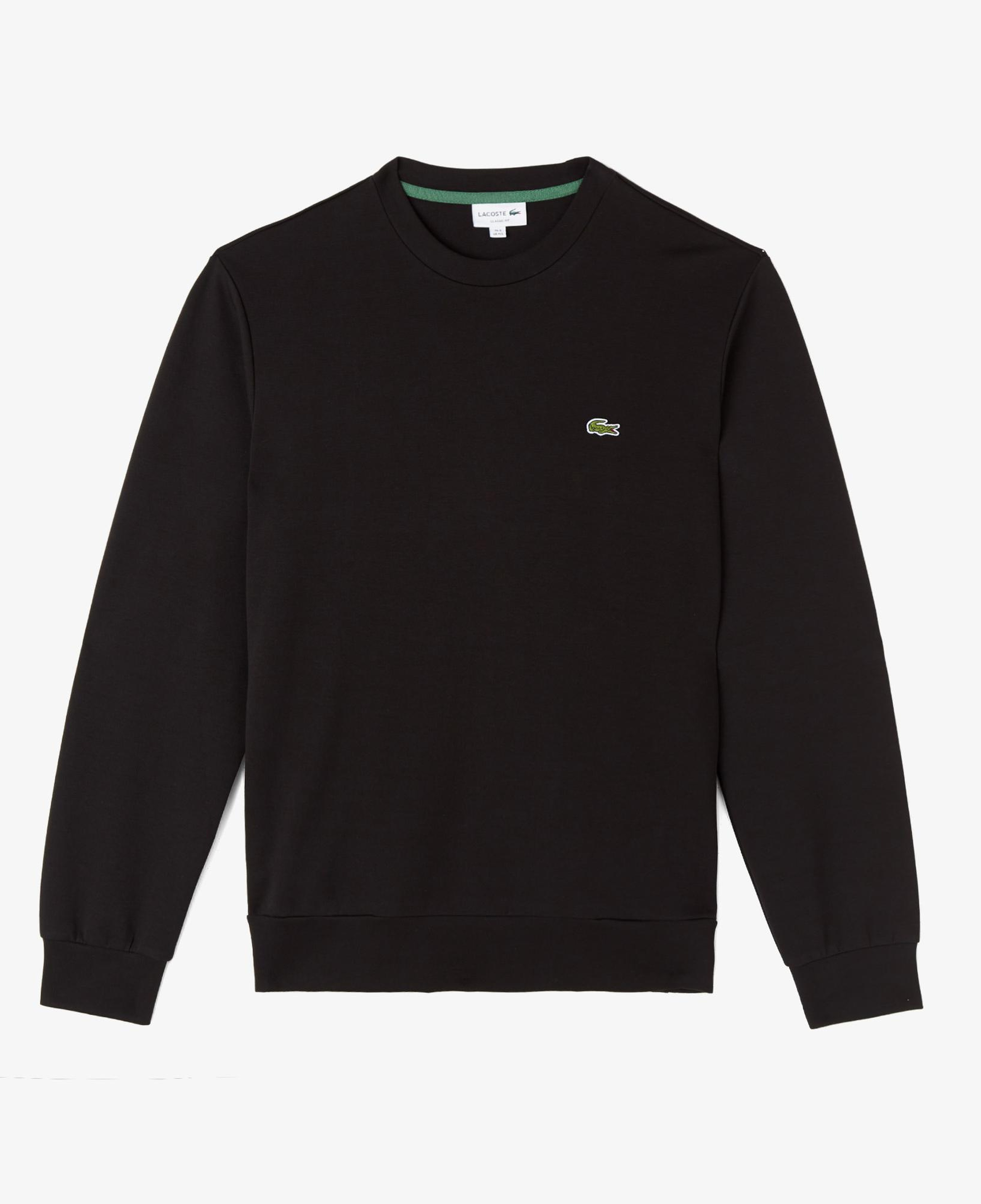 Lacoste Erkek Classic Fit Bisiklet Yaka Siyah Sweatshirt