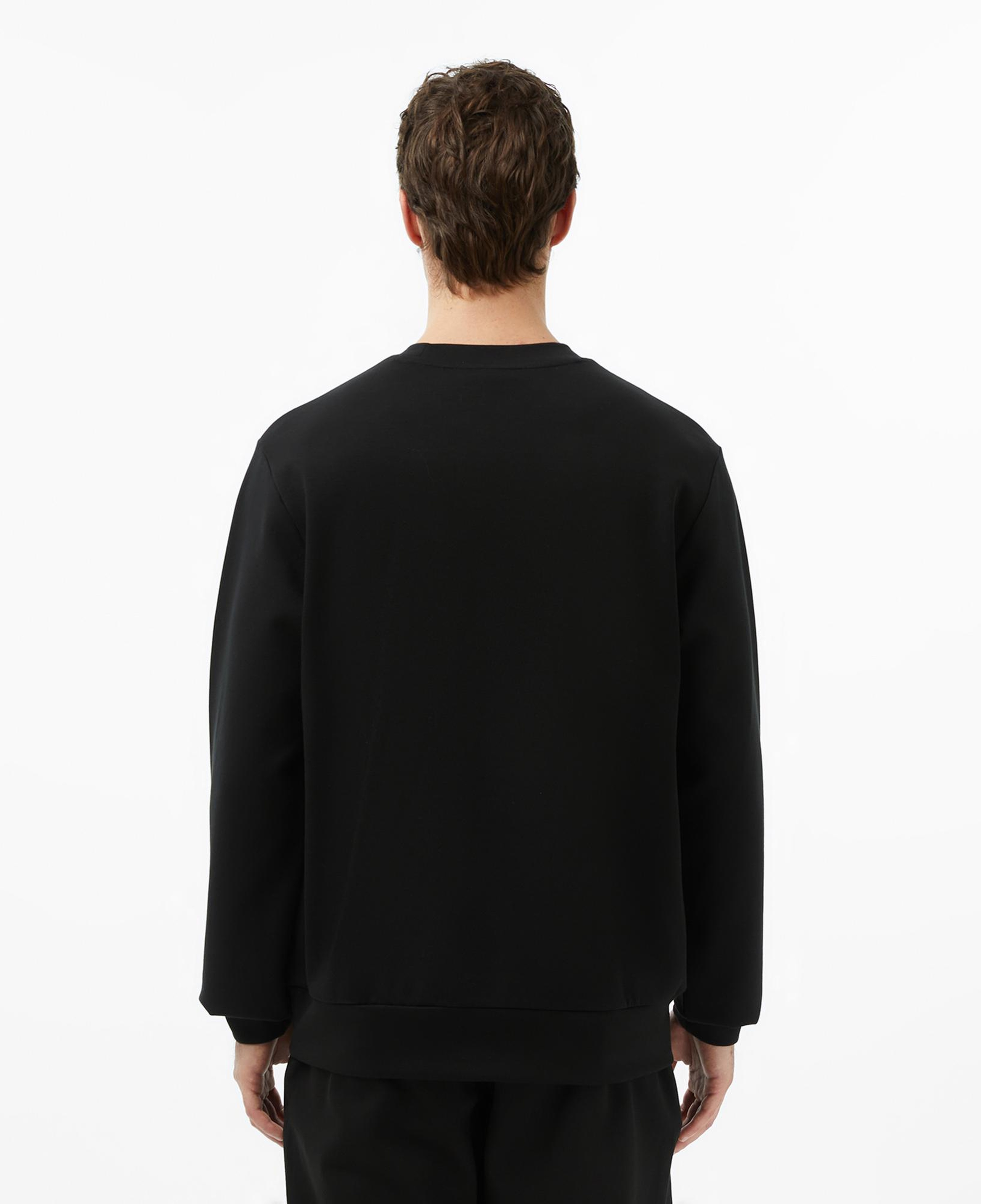 Lacoste Erkek Classic Fit Bisiklet Yaka Siyah Sweatshirt