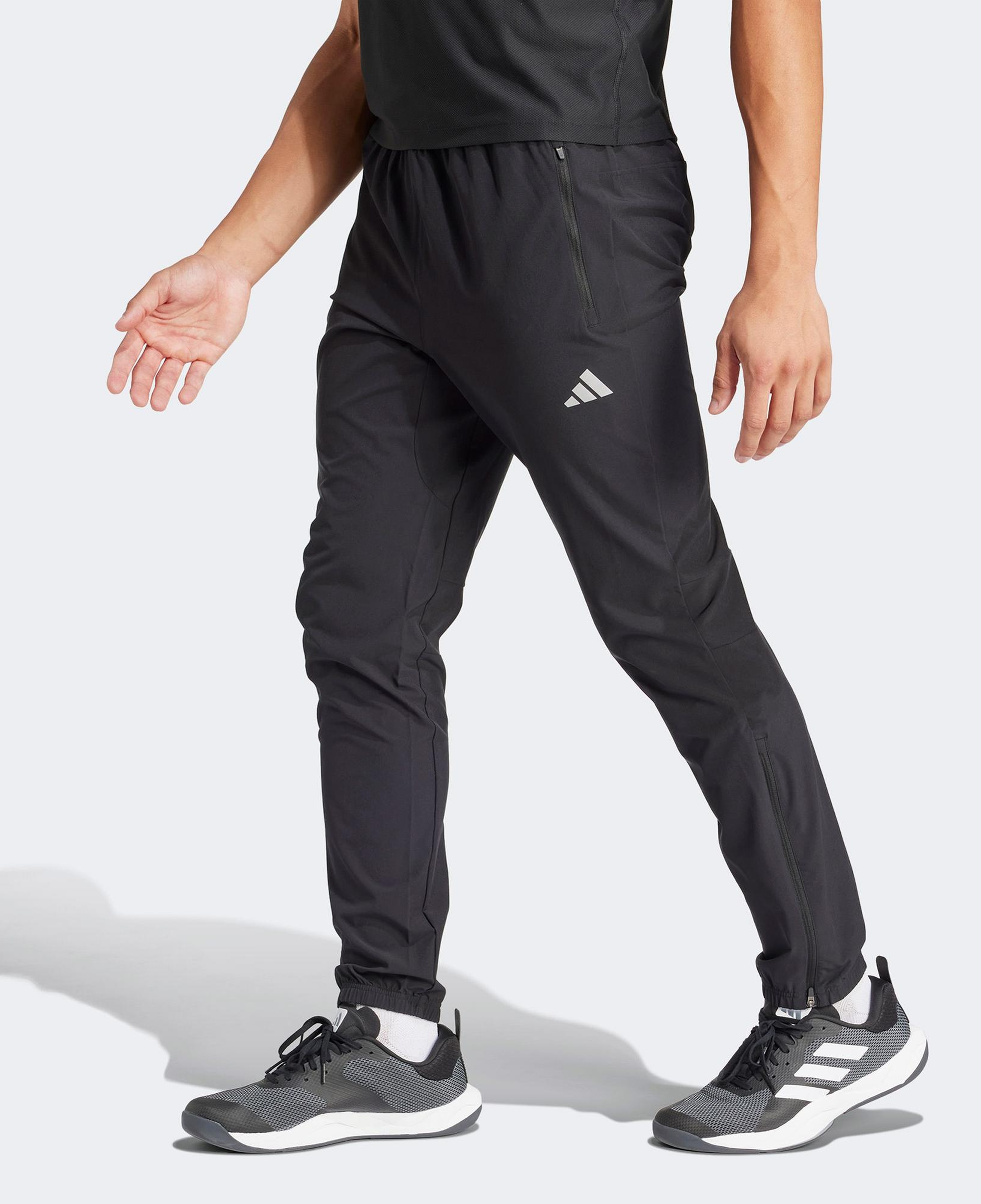 adidas Run It Erkek Siyah Eşofman Altı