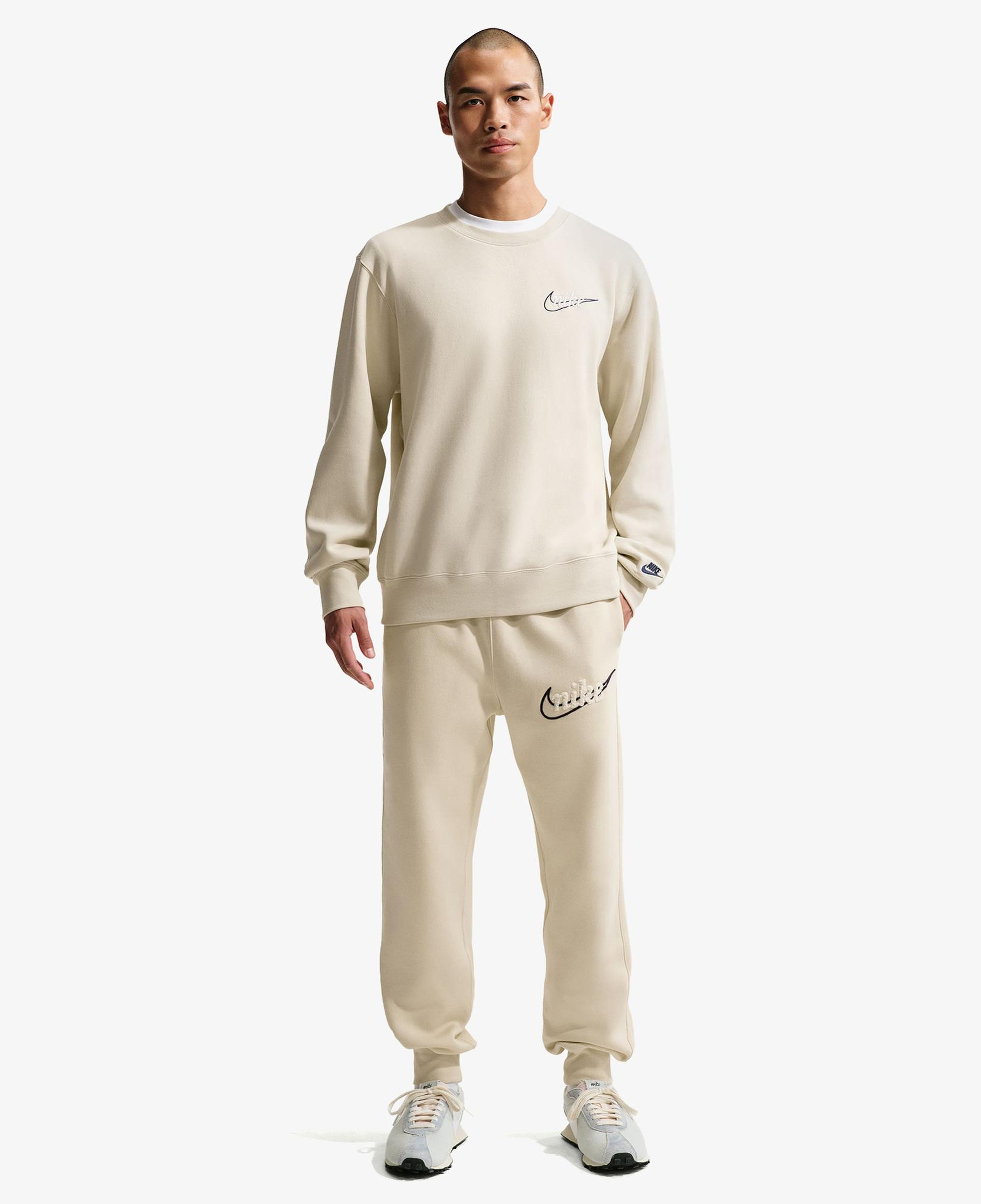 Nike Sportswear Club Jogger Erkek Krem Rengi Eşofman Altı