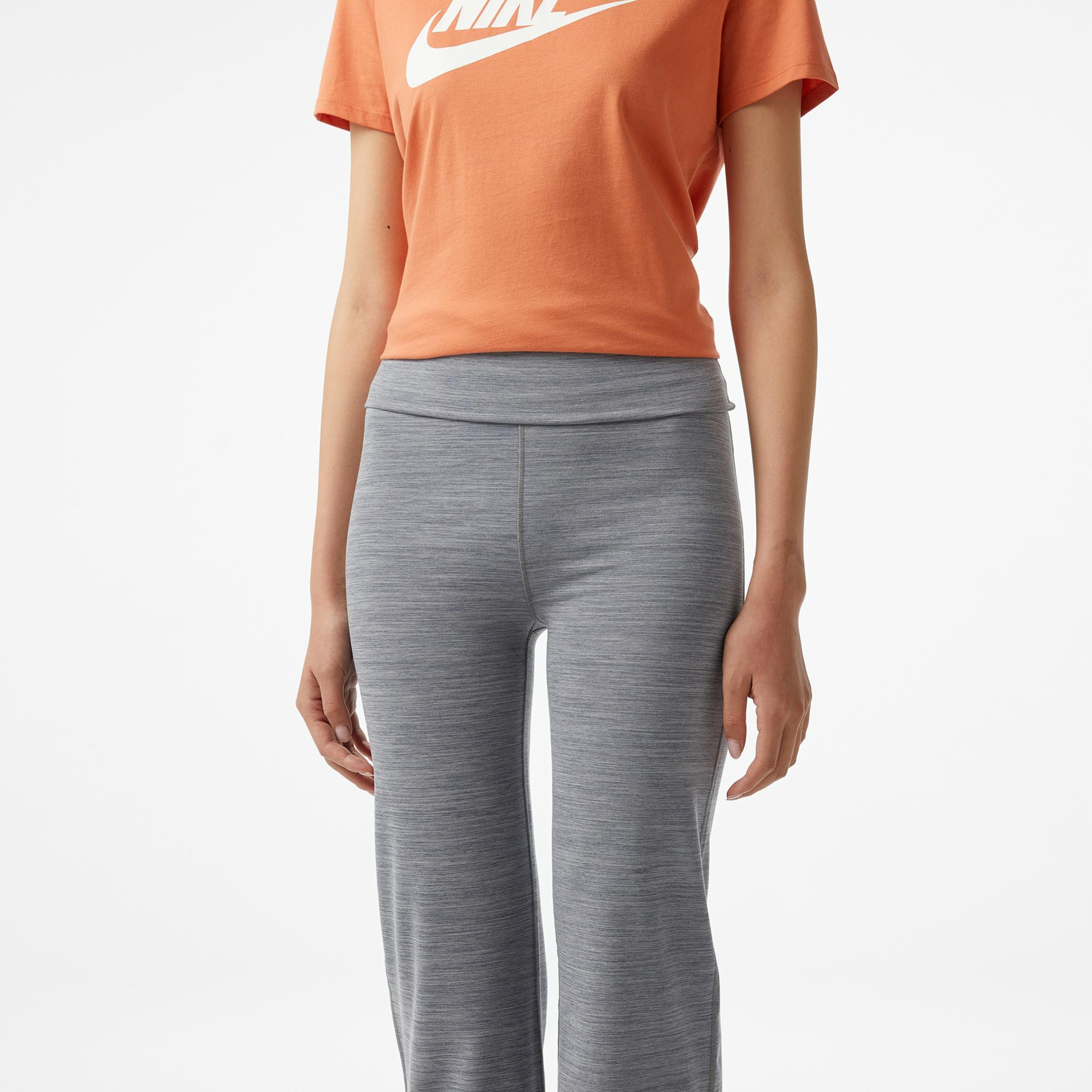 Nike One Dri-Fit High Rise Kadın Gri Eşofman Altı