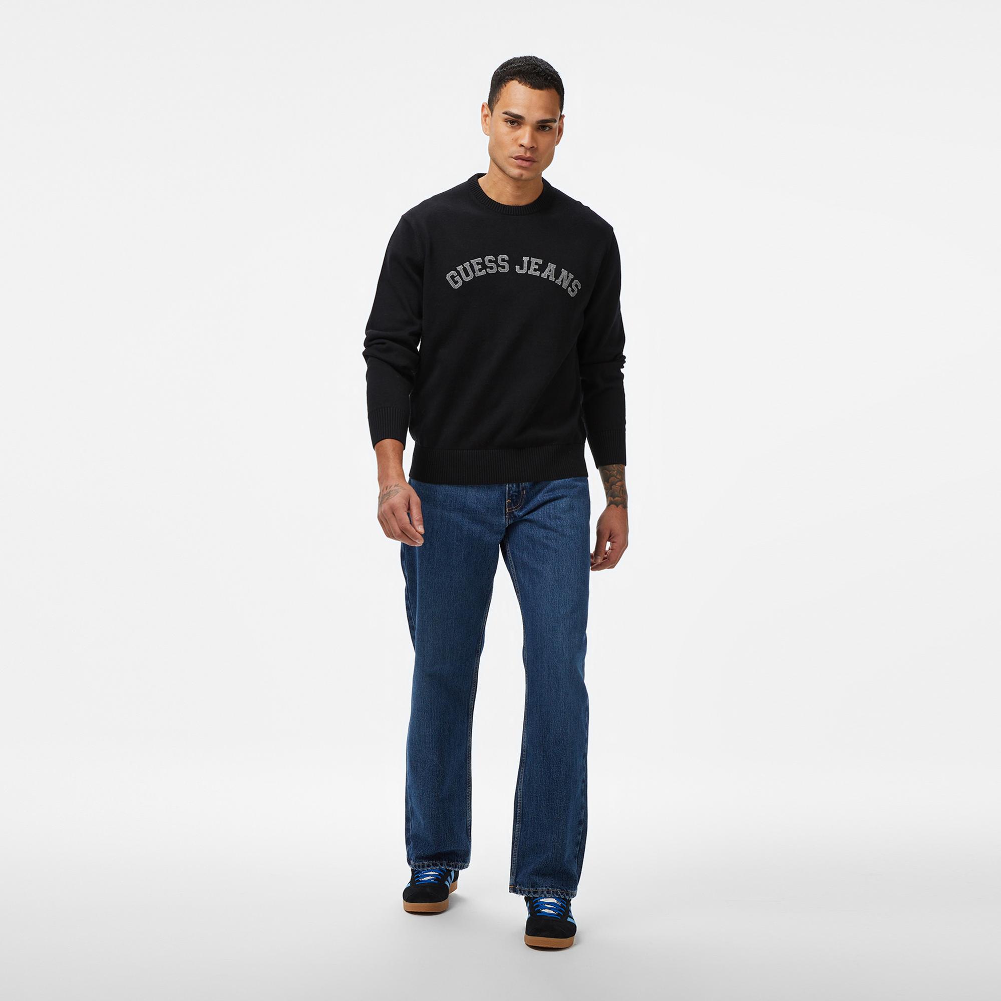 Guess Erkek Siyah Kazak