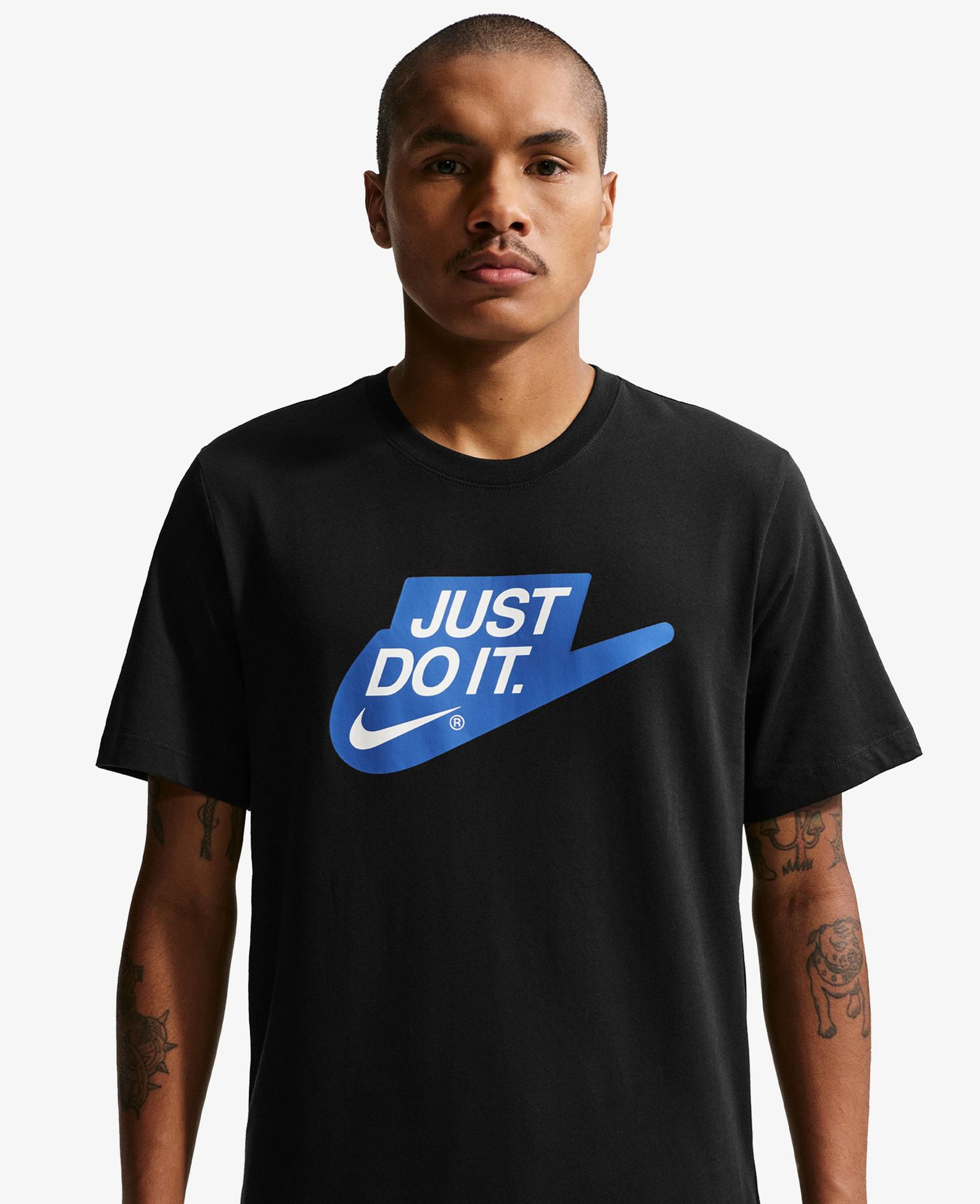 Nike Sportswear Just Do It Erkek Siyah T-Shirt