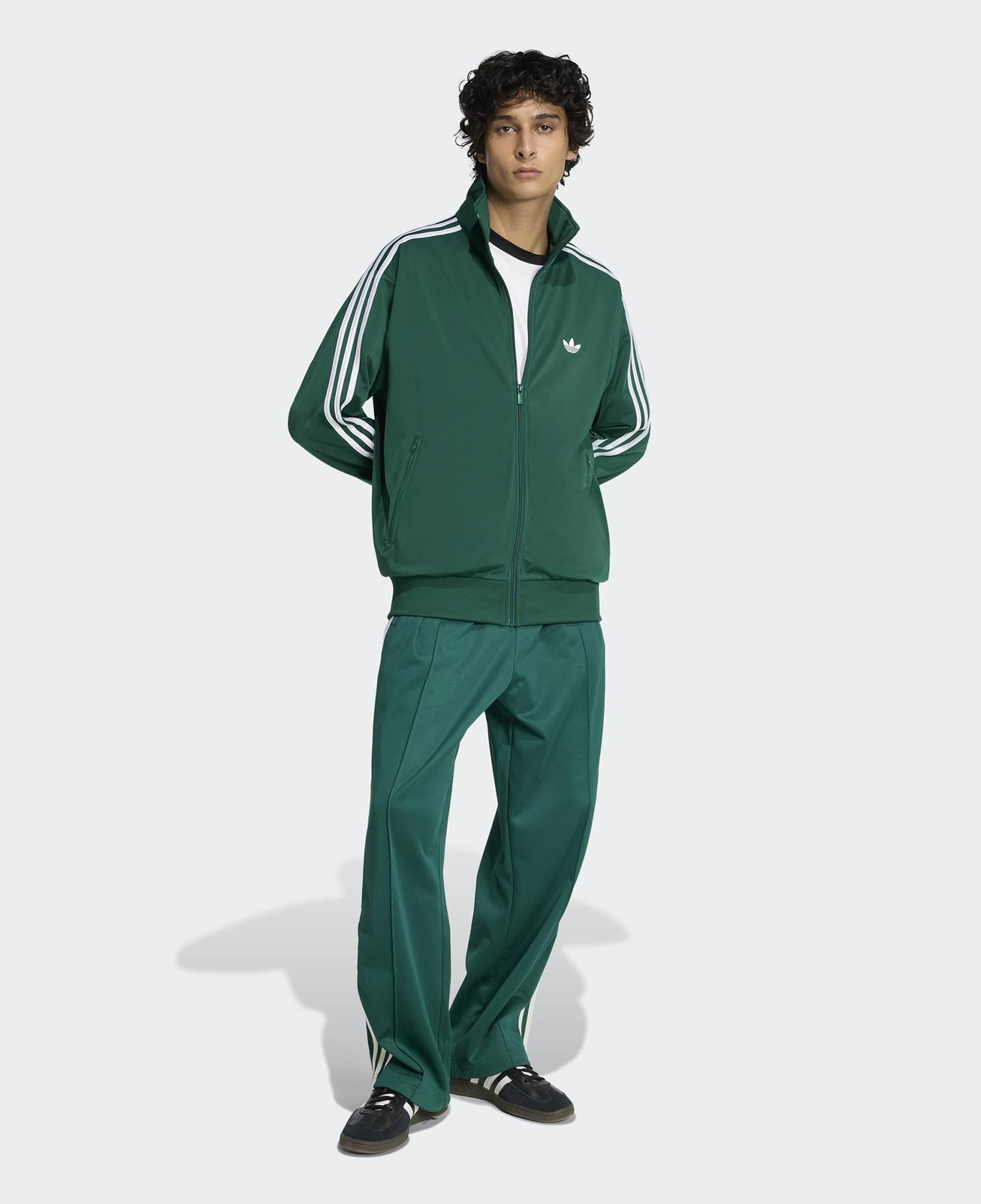 adidas Firebird Erkek Yeşil Eşofman Üstü