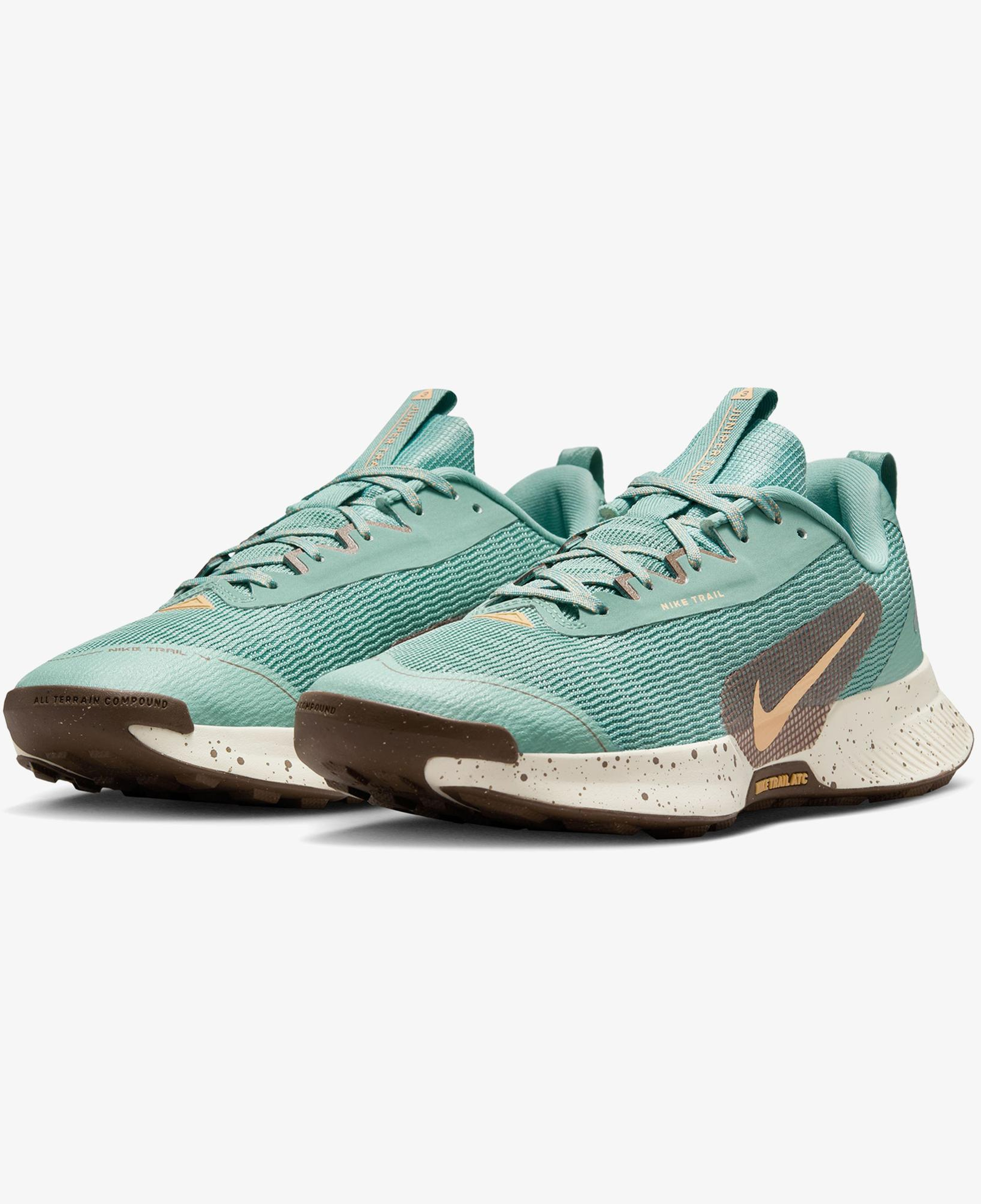 Nike Juniper Trail 3 Kadın Yeşil Koşu Ayakkabısı