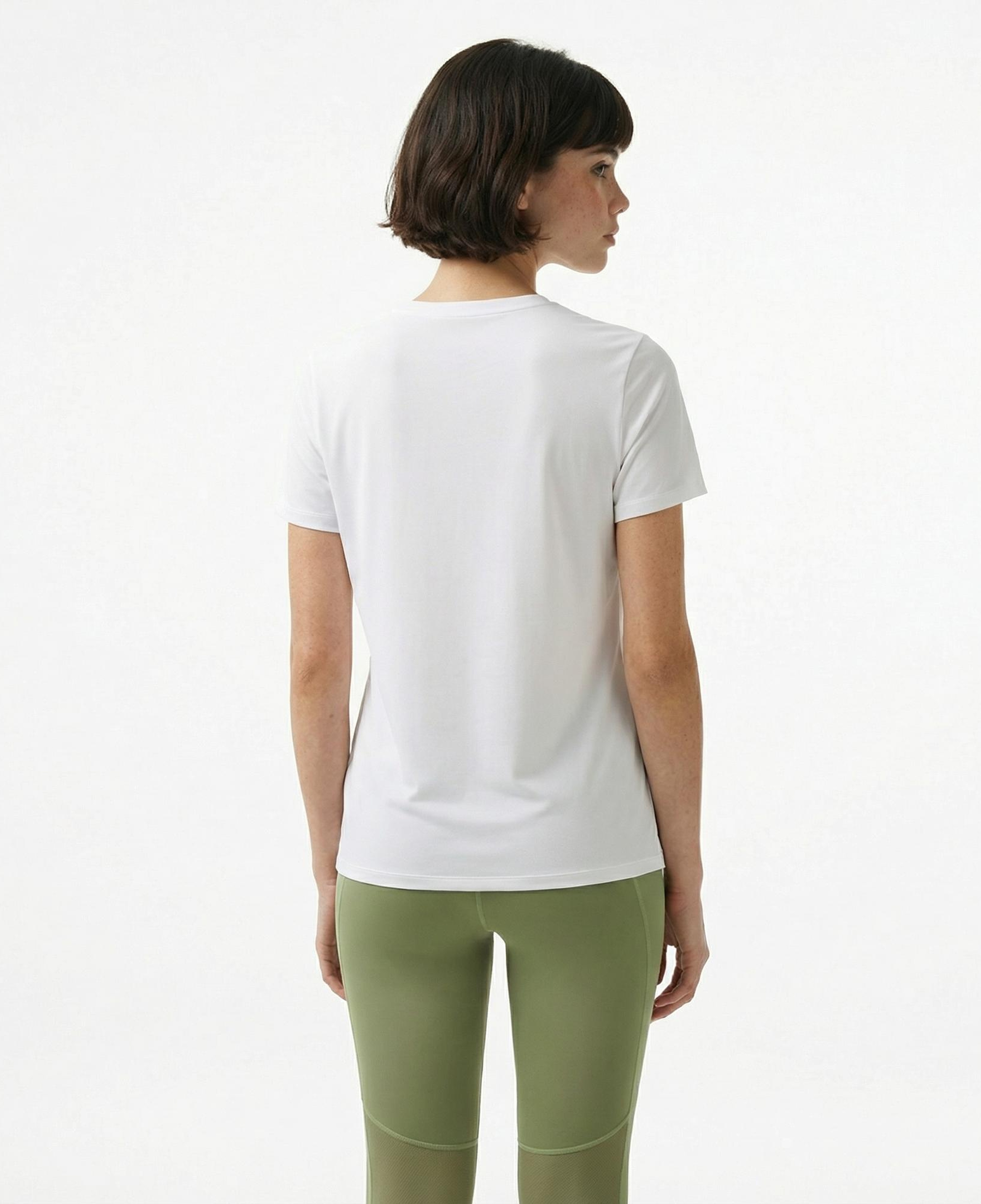 Nike Dri-Fit Kadın Beyaz T-Shirt