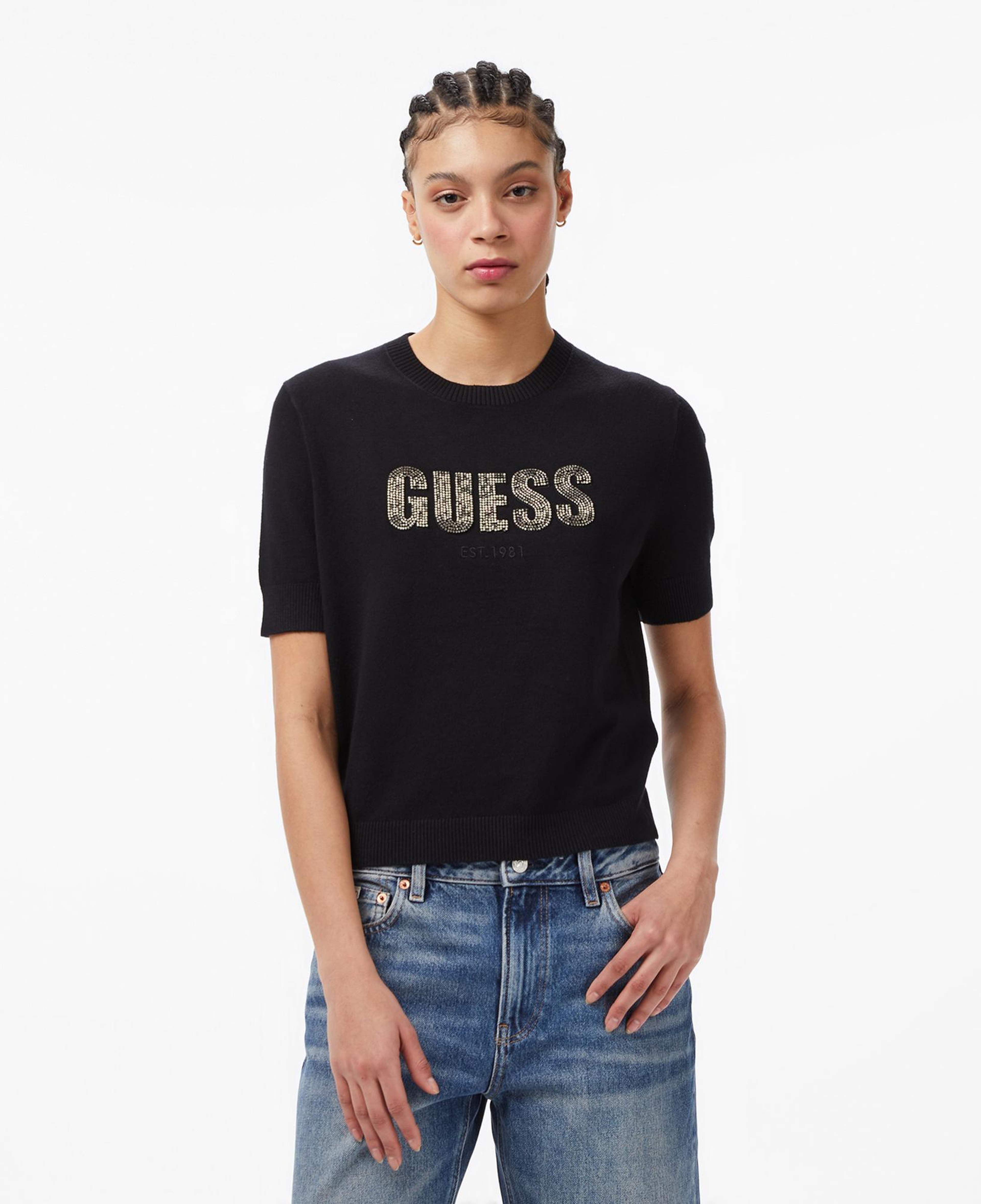 Guess Norah Kadın Siyah Triko