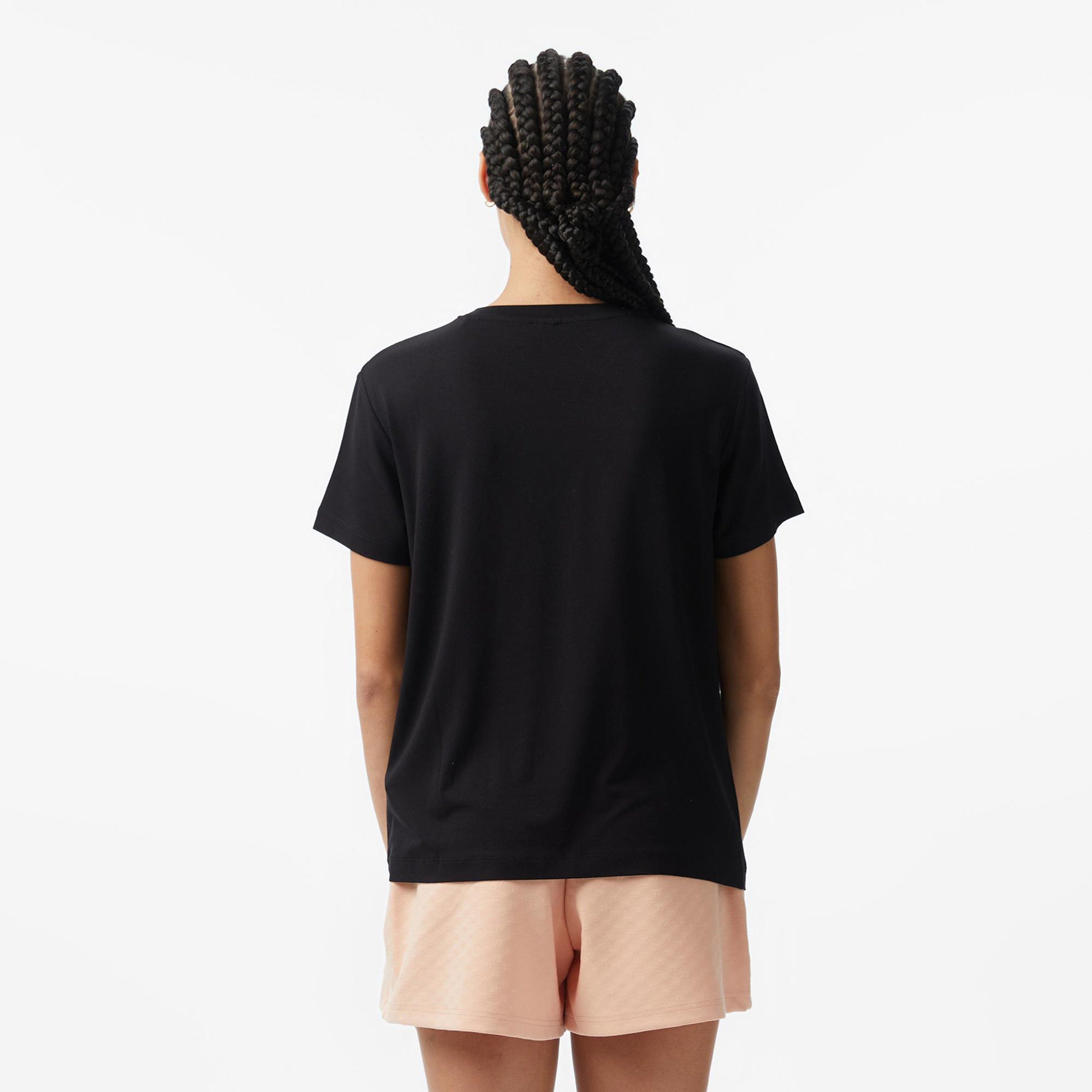 Guess Corinne Boxy Fit Kadın Bej T-Shirt