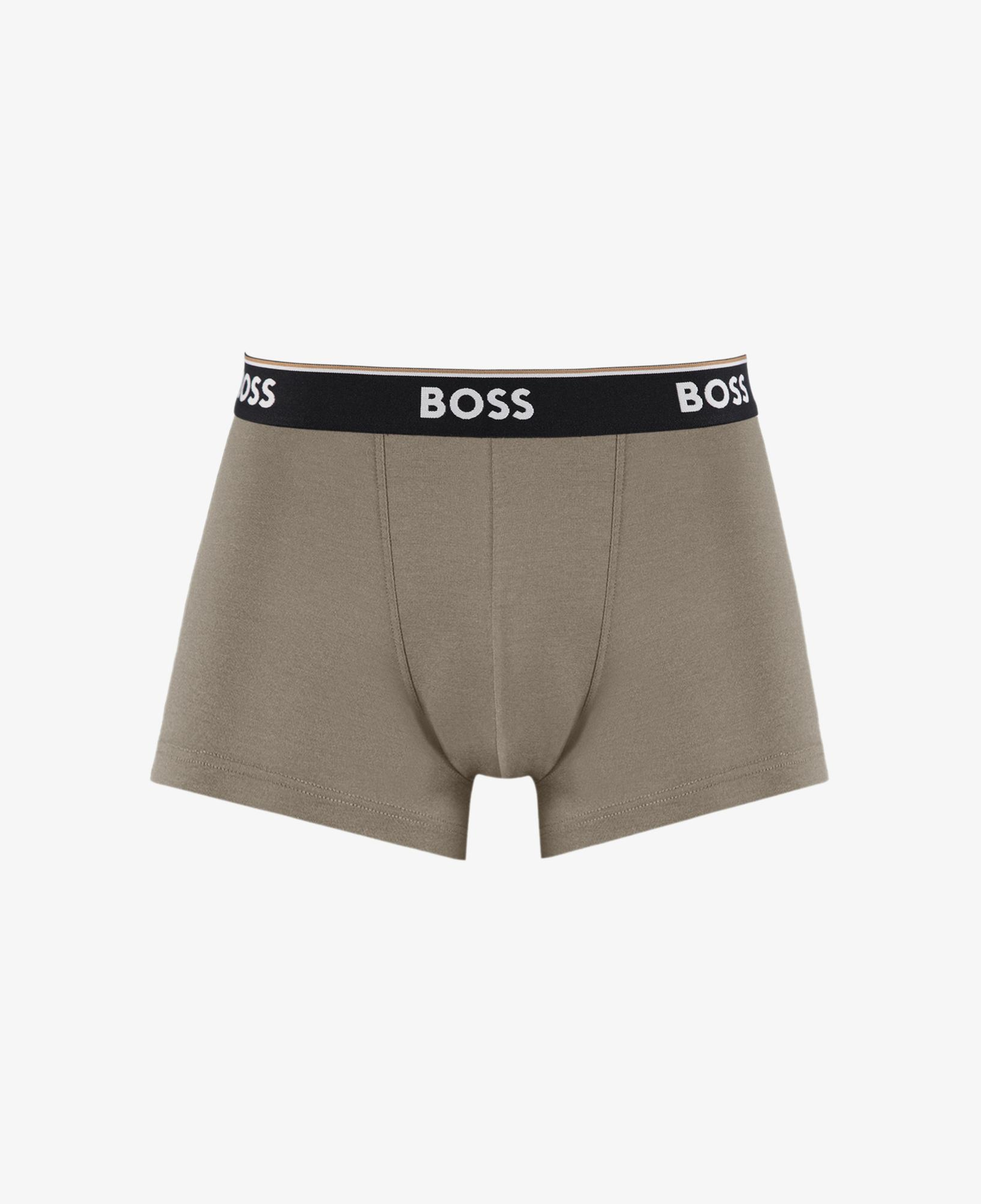 Boss Trunk Power 3'lü Erkek Kahverengi Boxer