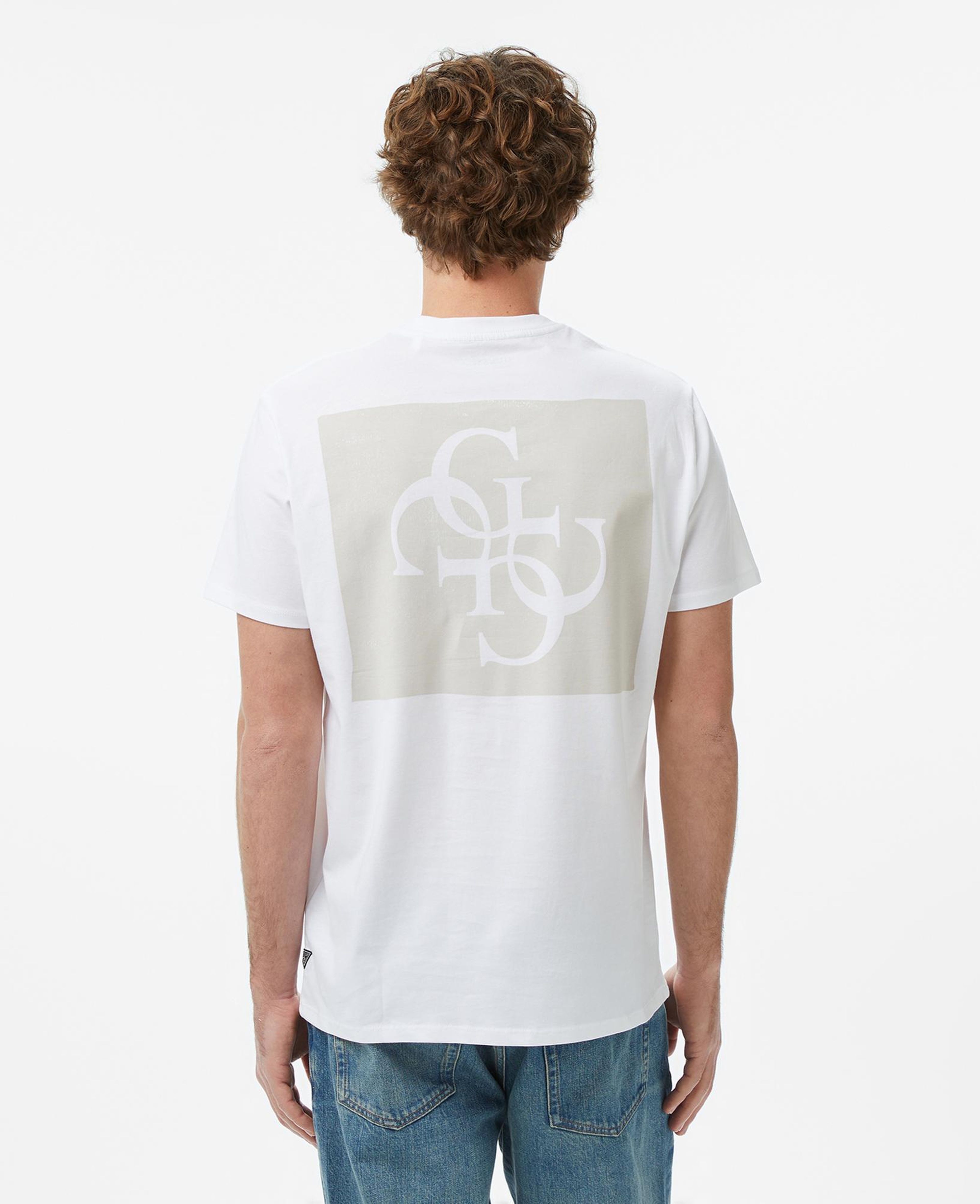 Guess Regular Fit Erkek Beyaz T-Shirt