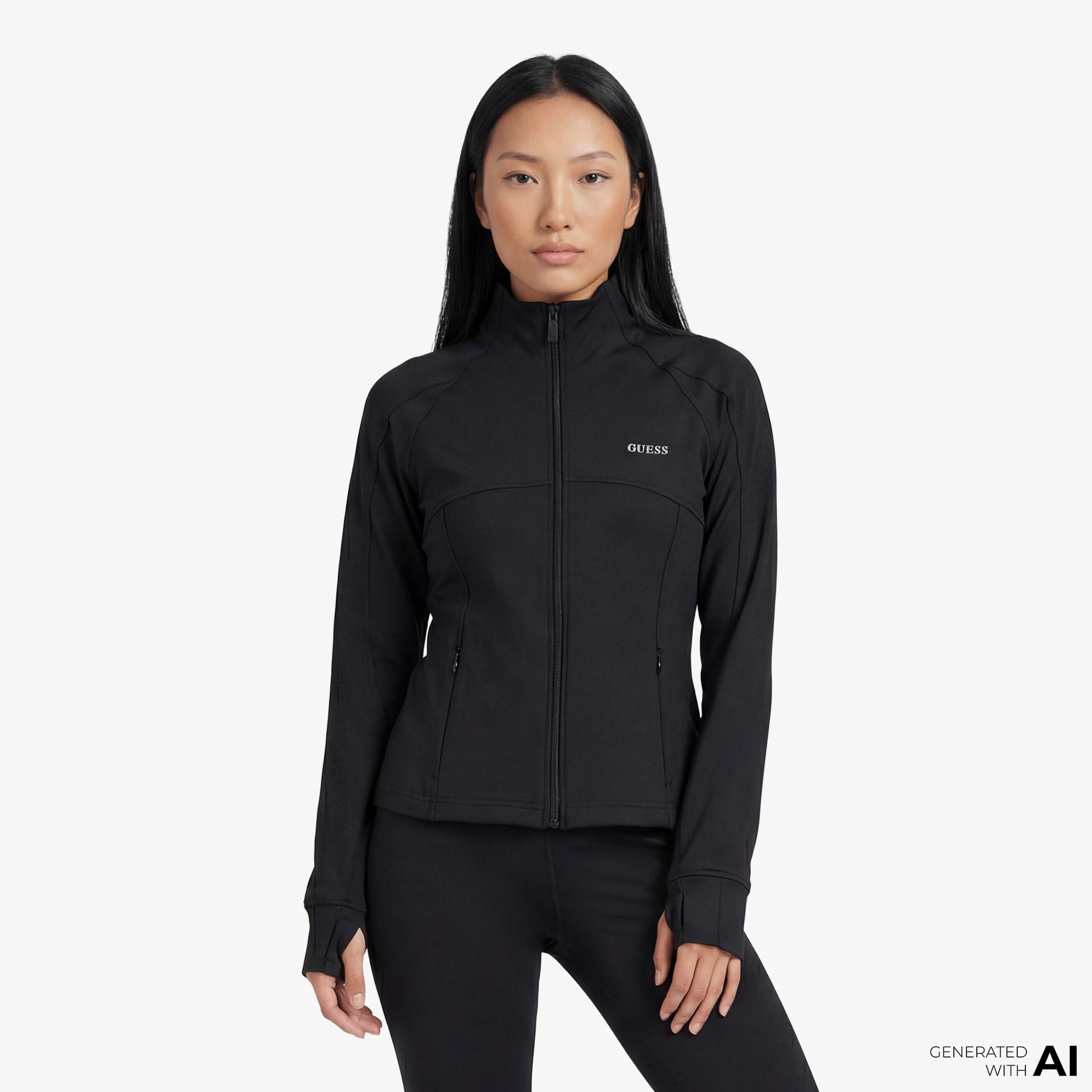 Guess Margot Aktif Kadın Siyah Ceket