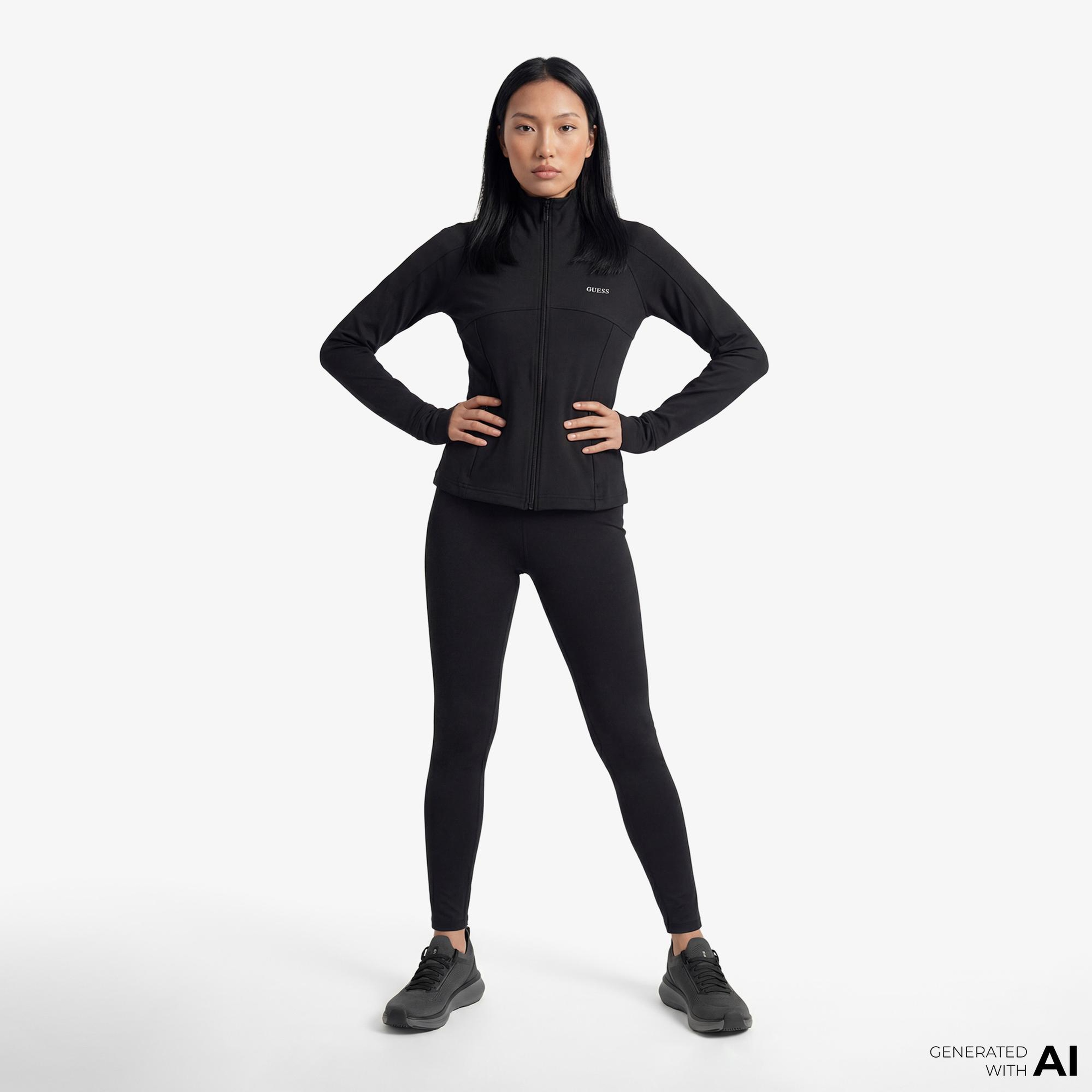 Guess Margot Aktif Kadın Siyah Ceket