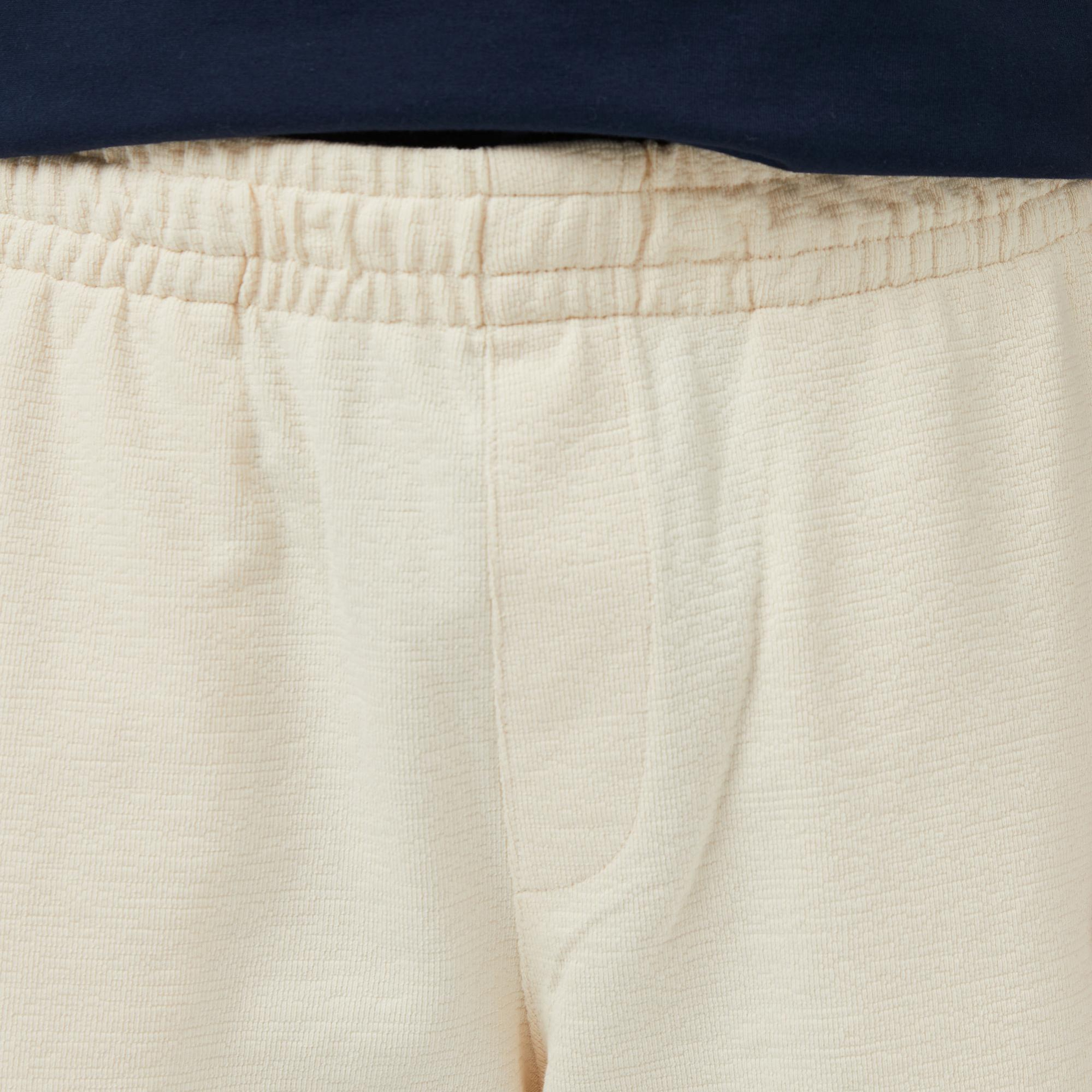 Guess Textured Regular Fit Erkek Beyaz Şort