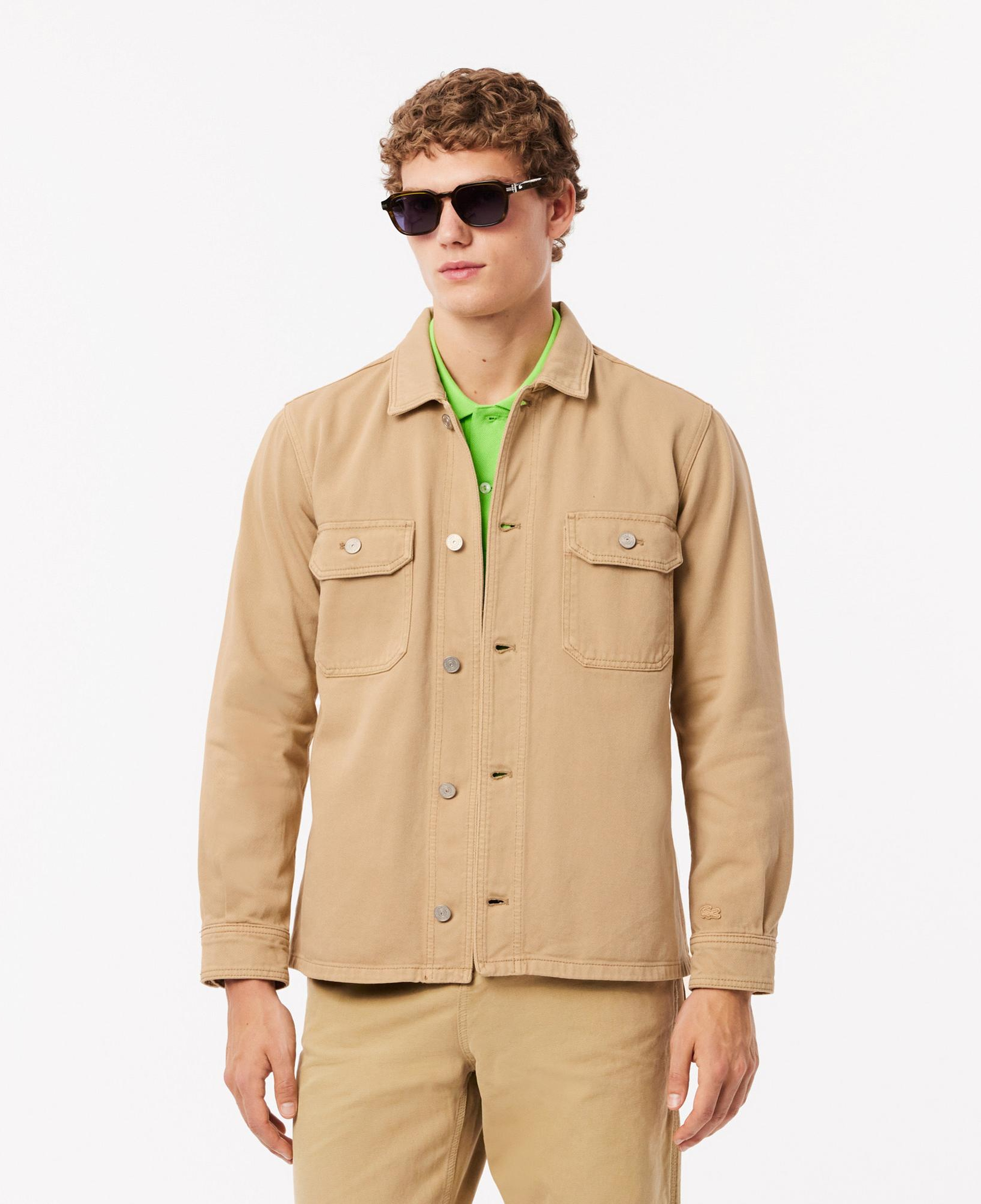 Lacoste Erkek Oversize Fit Kahverengi Gömlek