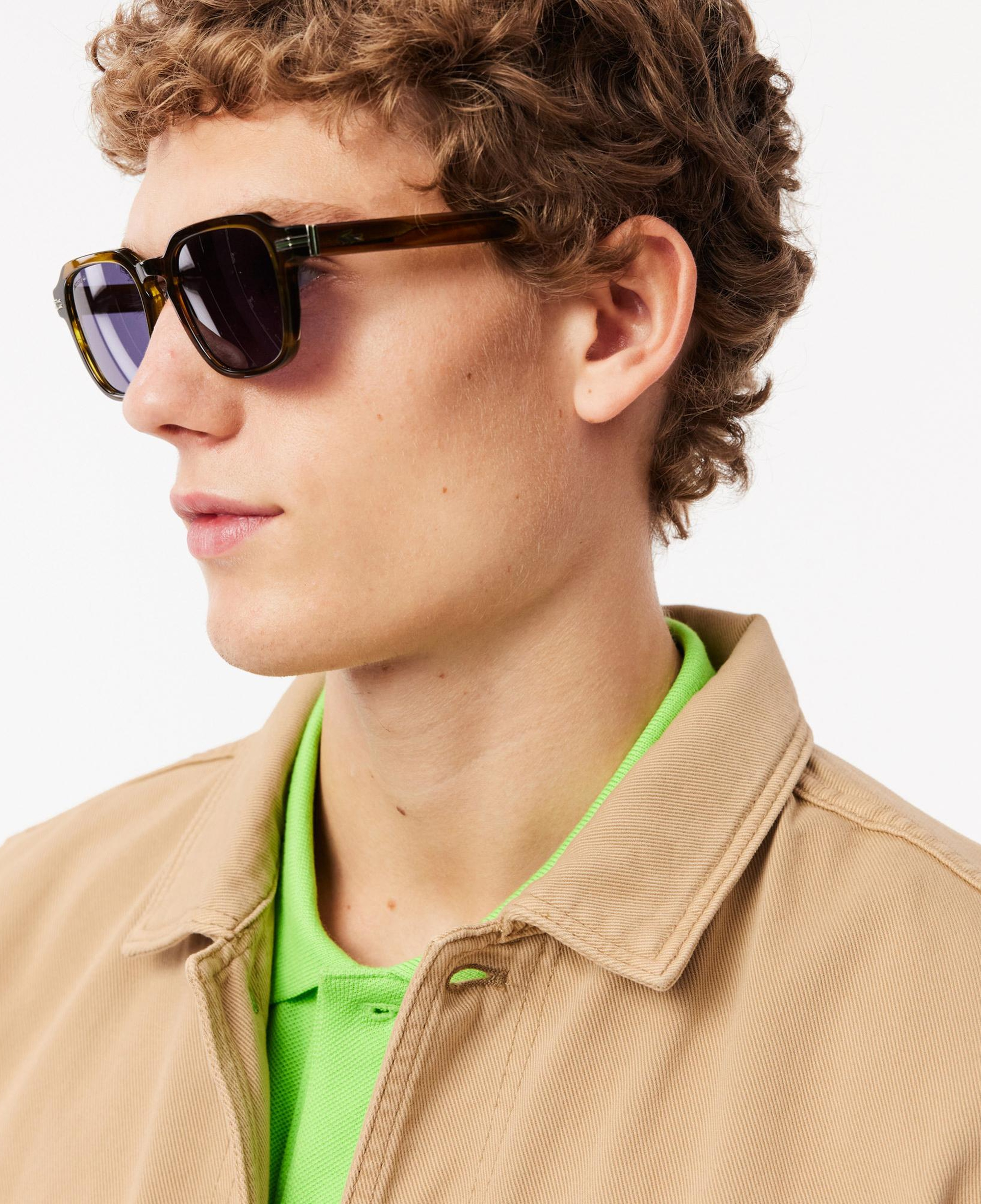 Lacoste Erkek Oversize Fit Kahverengi Gömlek