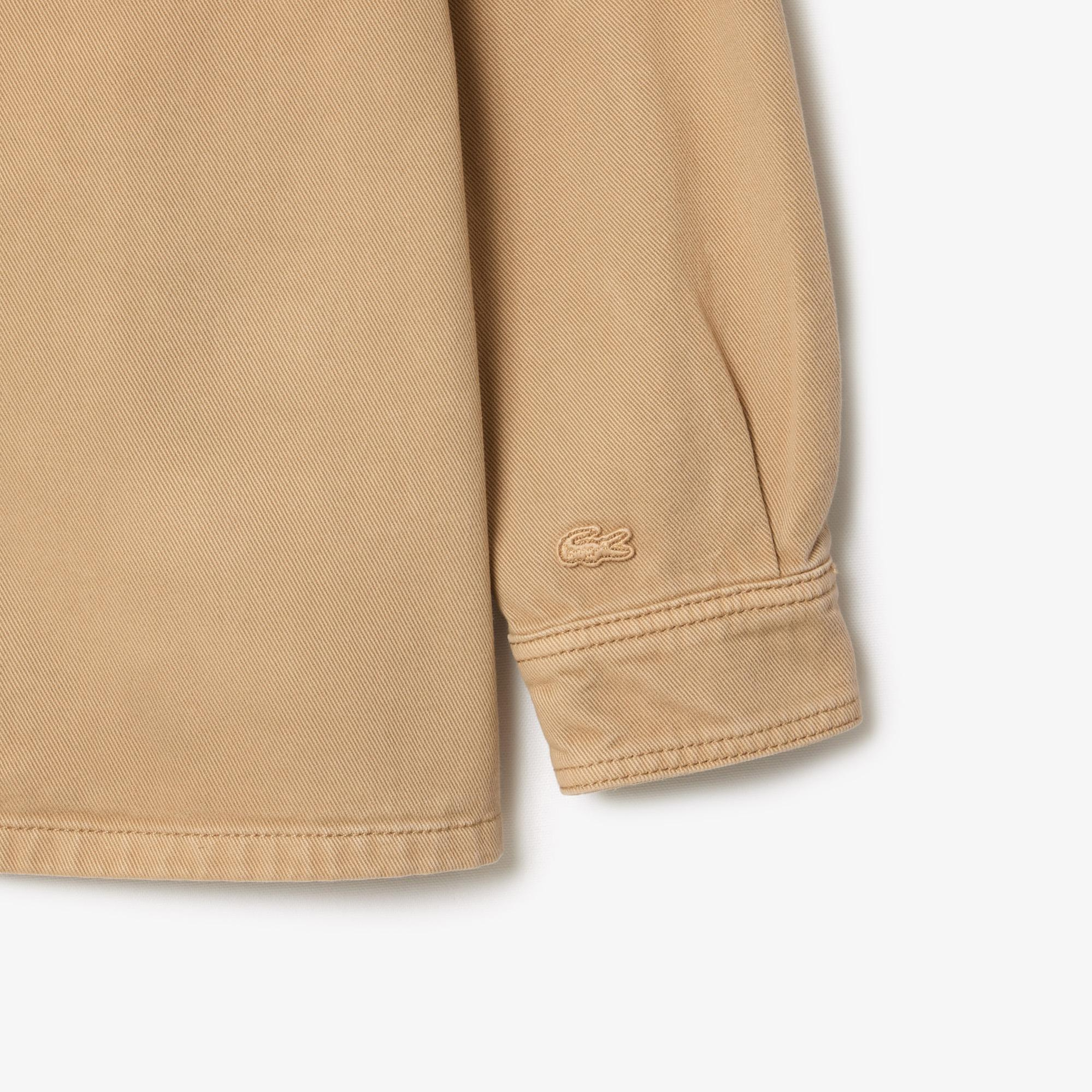 Lacoste Erkek Oversize Fit Kahverengi Gömlek