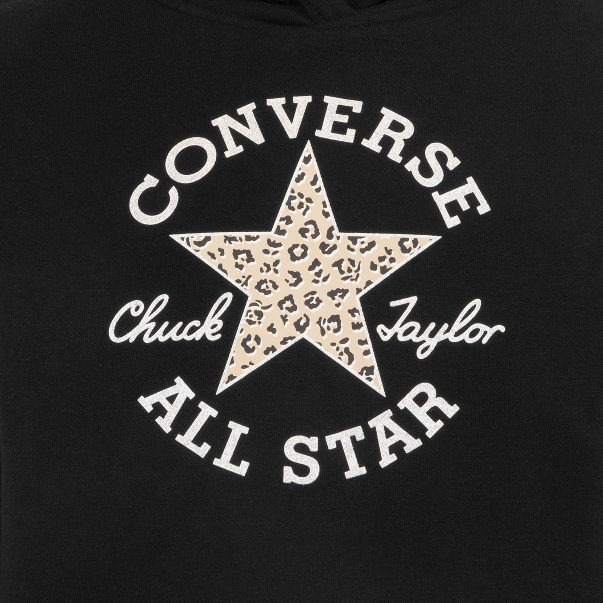 Converse Çocuk Siyah Hoodie
