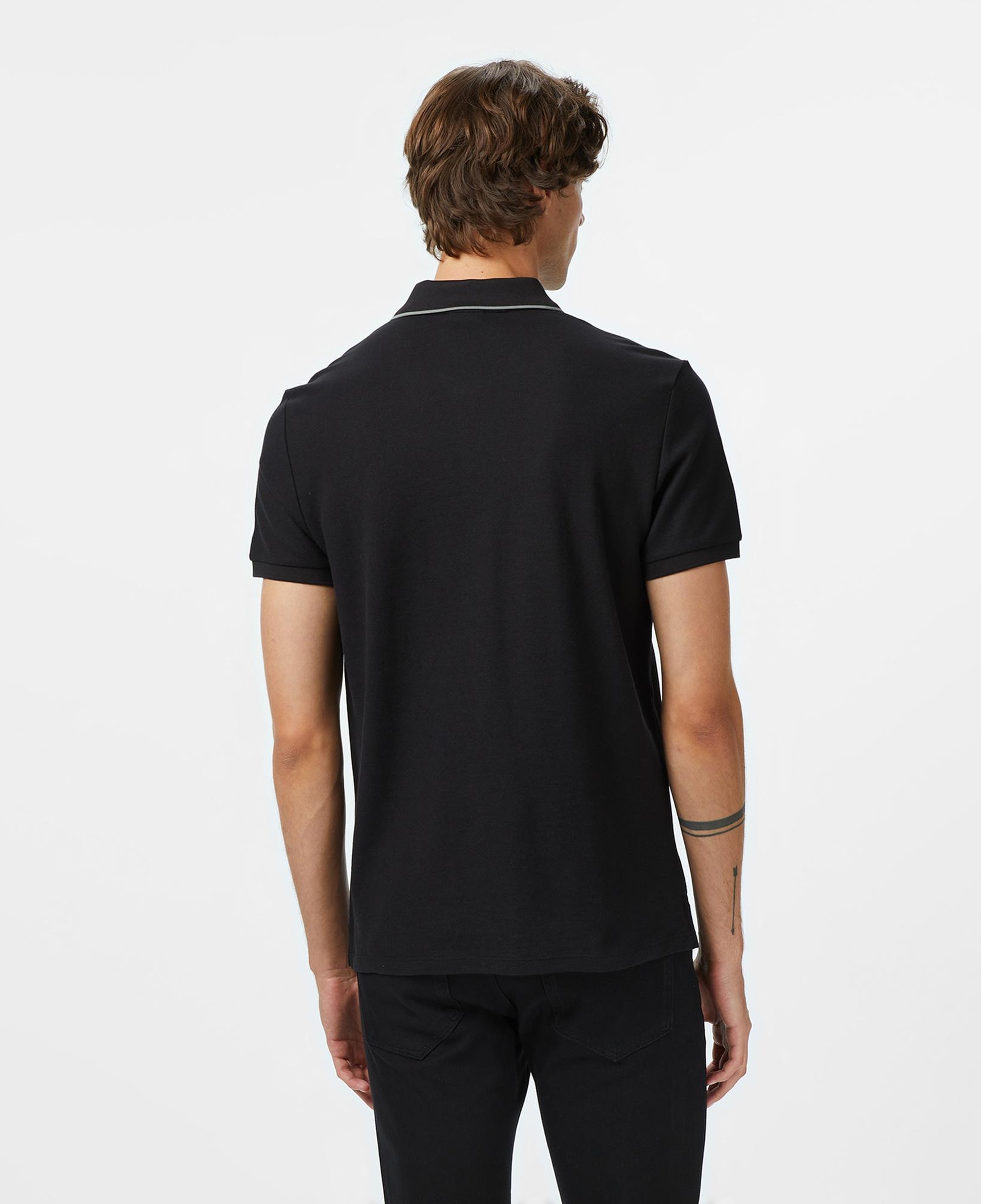 Calvin Klein Refined Pique Tipped Classic Erkek Siyah Polo