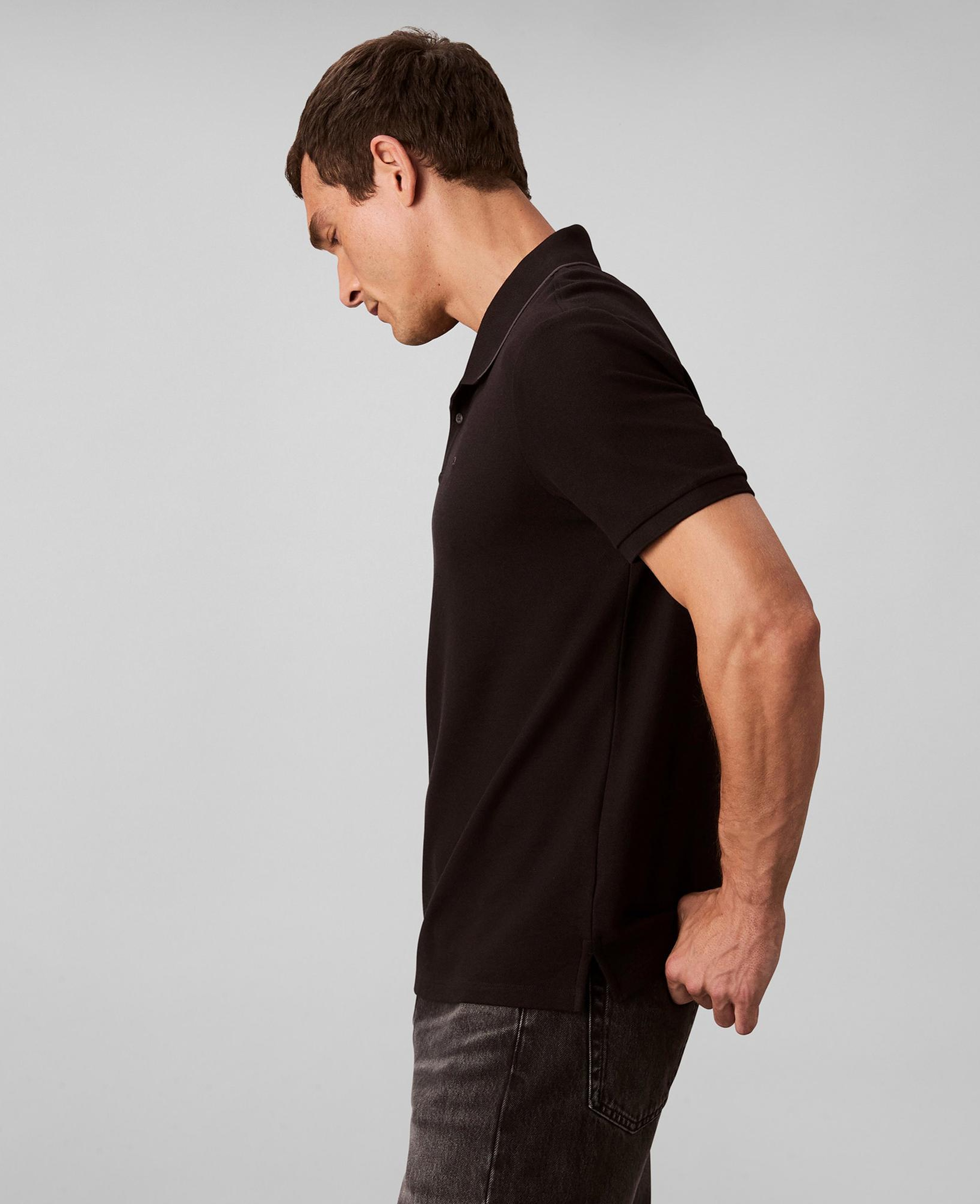 Calvin Klein Refined Pique Tipped Classic Erkek Siyah Polo