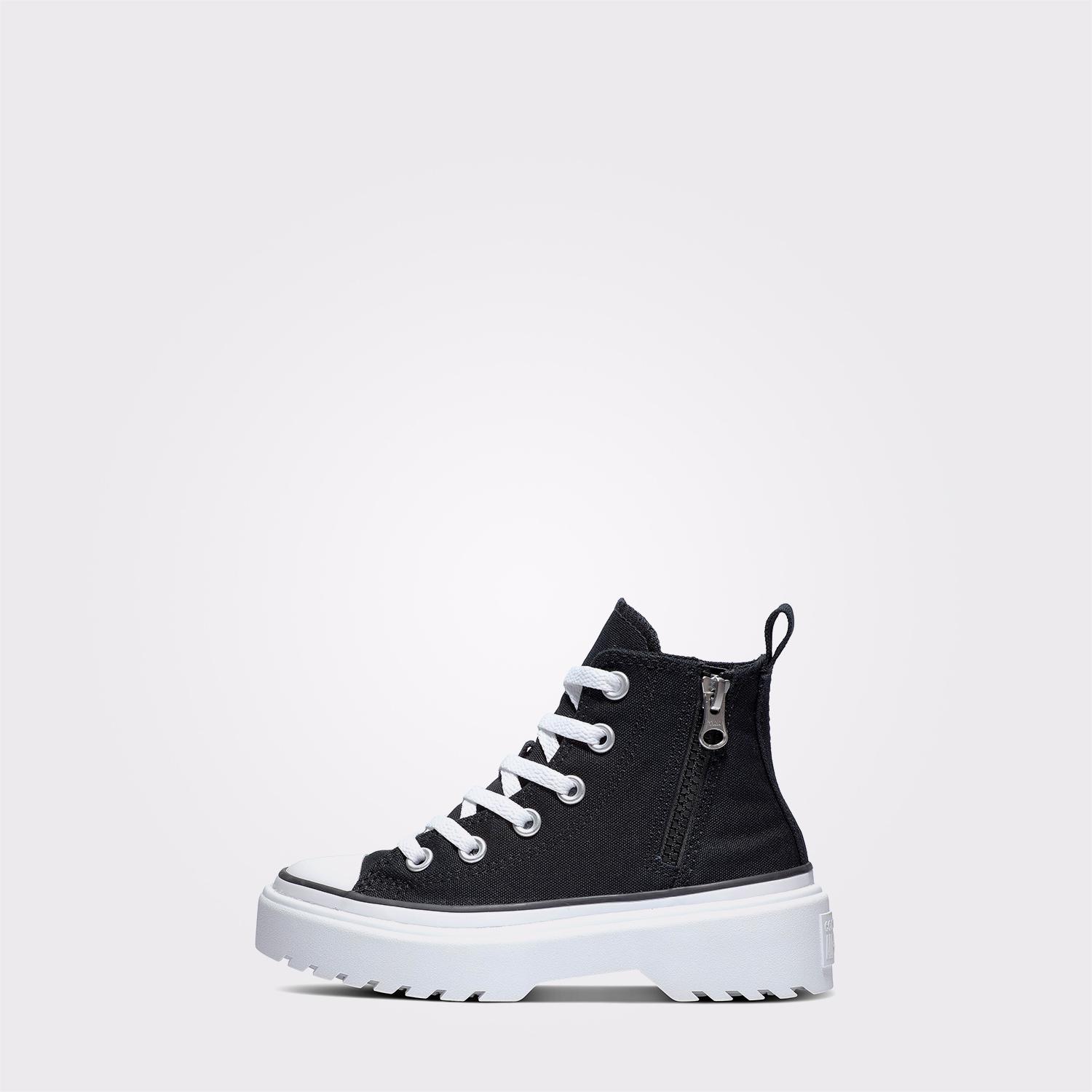 Converse Chuck Taylor All Star Lugged Lift Çocuk Siyah Platform Sneaker