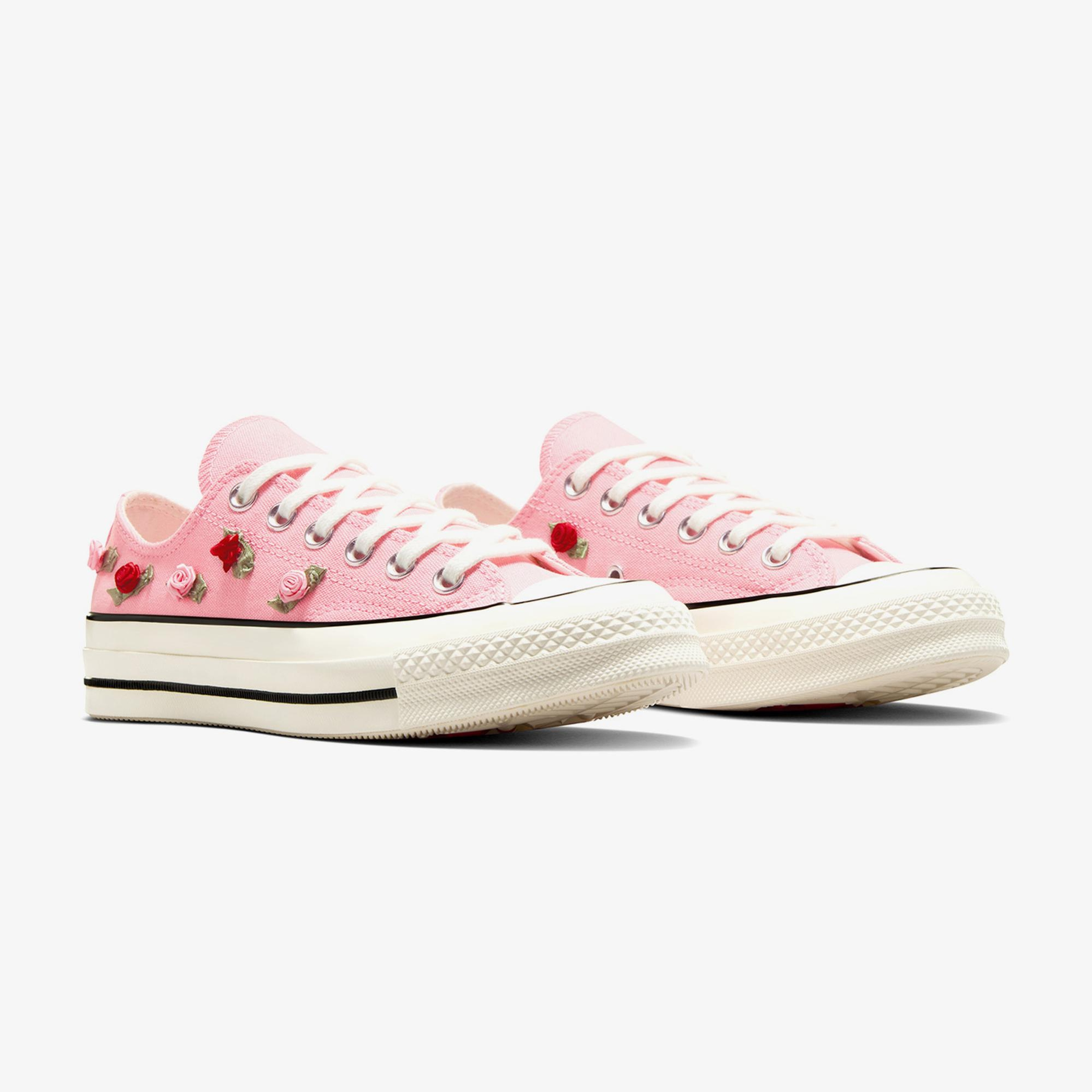 Converse Chuck 70 Roses Unisex Pembe Sneaker