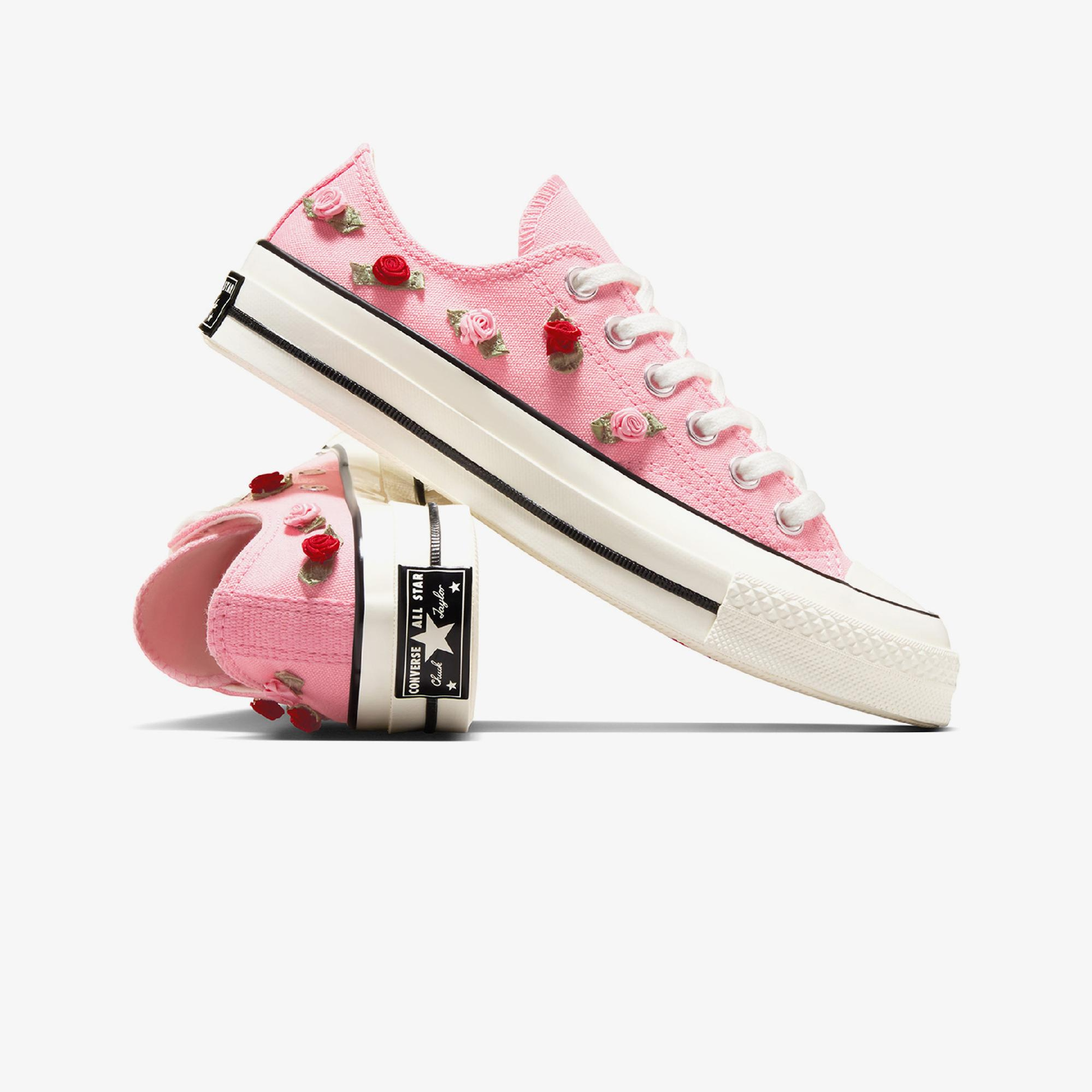 Converse Chuck 70 Roses Unisex Pembe Sneaker