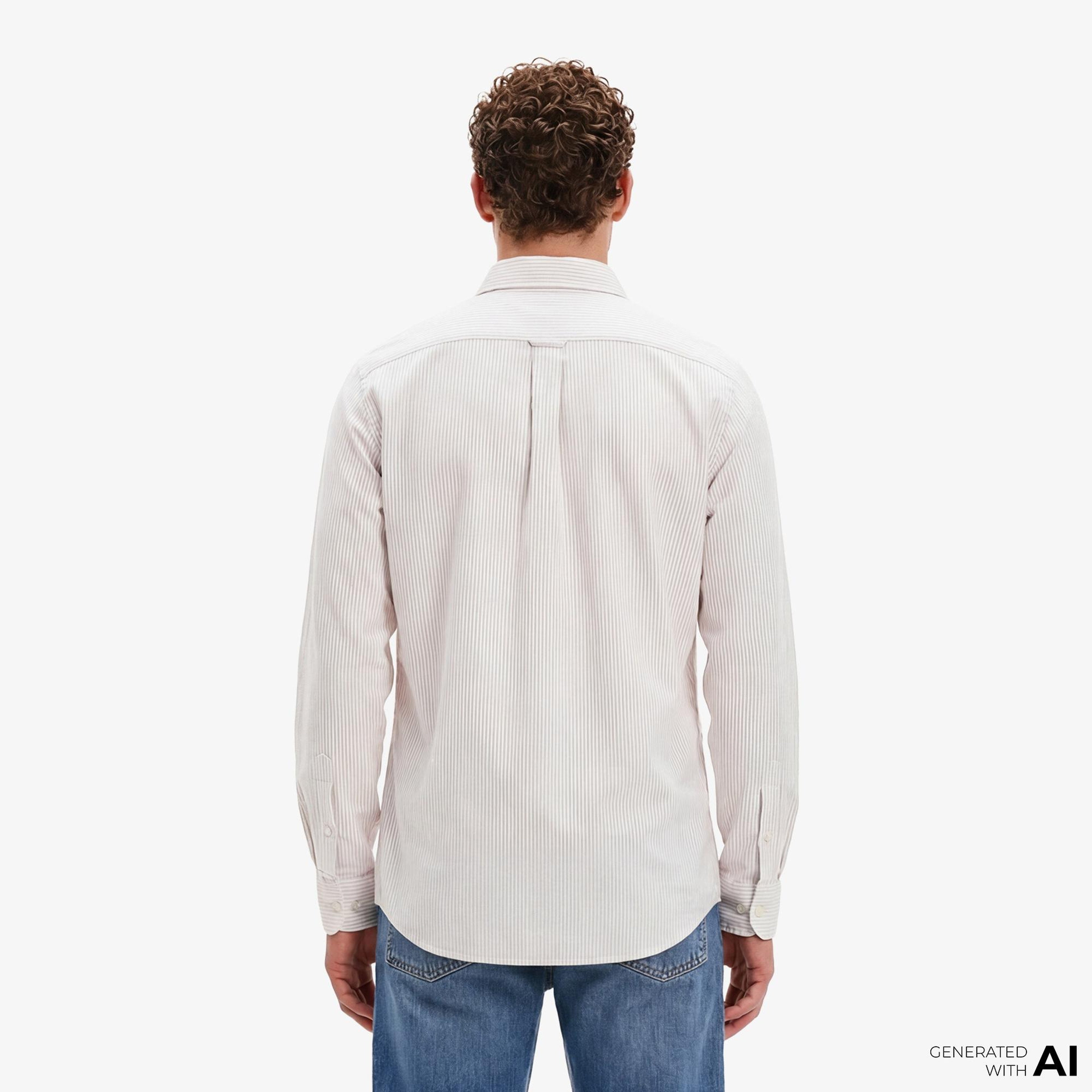 Tommy Hilfiger Core Essentials Erkek Kahverengi Gömlek