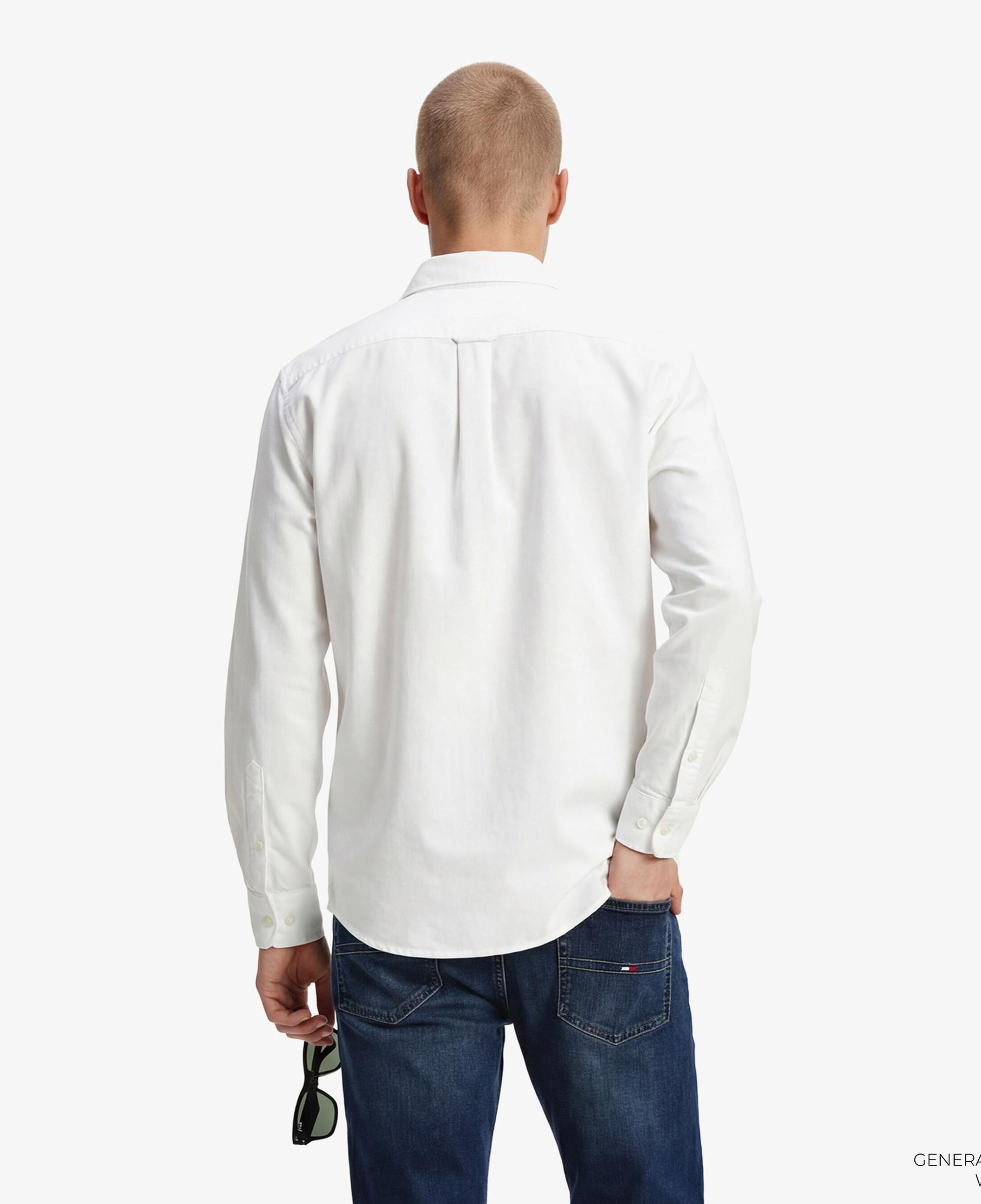 Tommy Hilfiger Denim Essentials Kadın Beyaz Gömlek