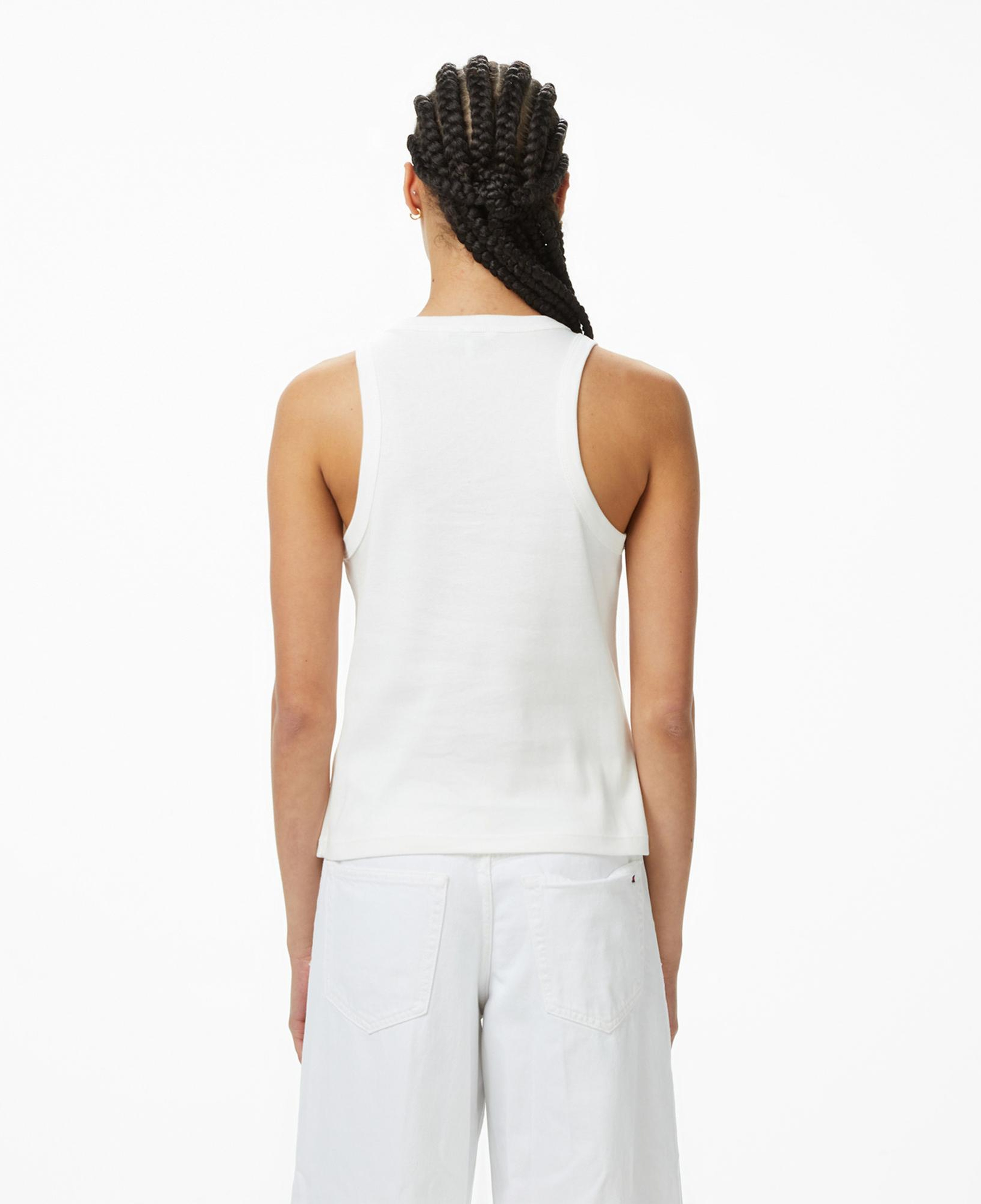 Tommy Hilfiger Gold Button Kadın Beyaz T-Shirt