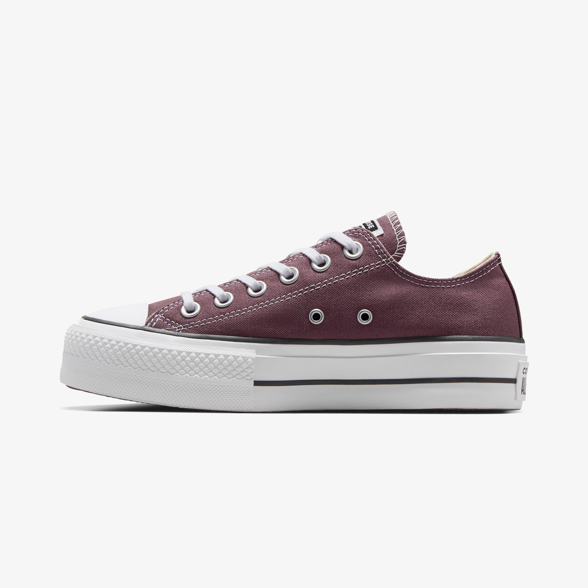 Converse Chuck Taylor All Star Lift Kadın Bordo Platform Sneaker