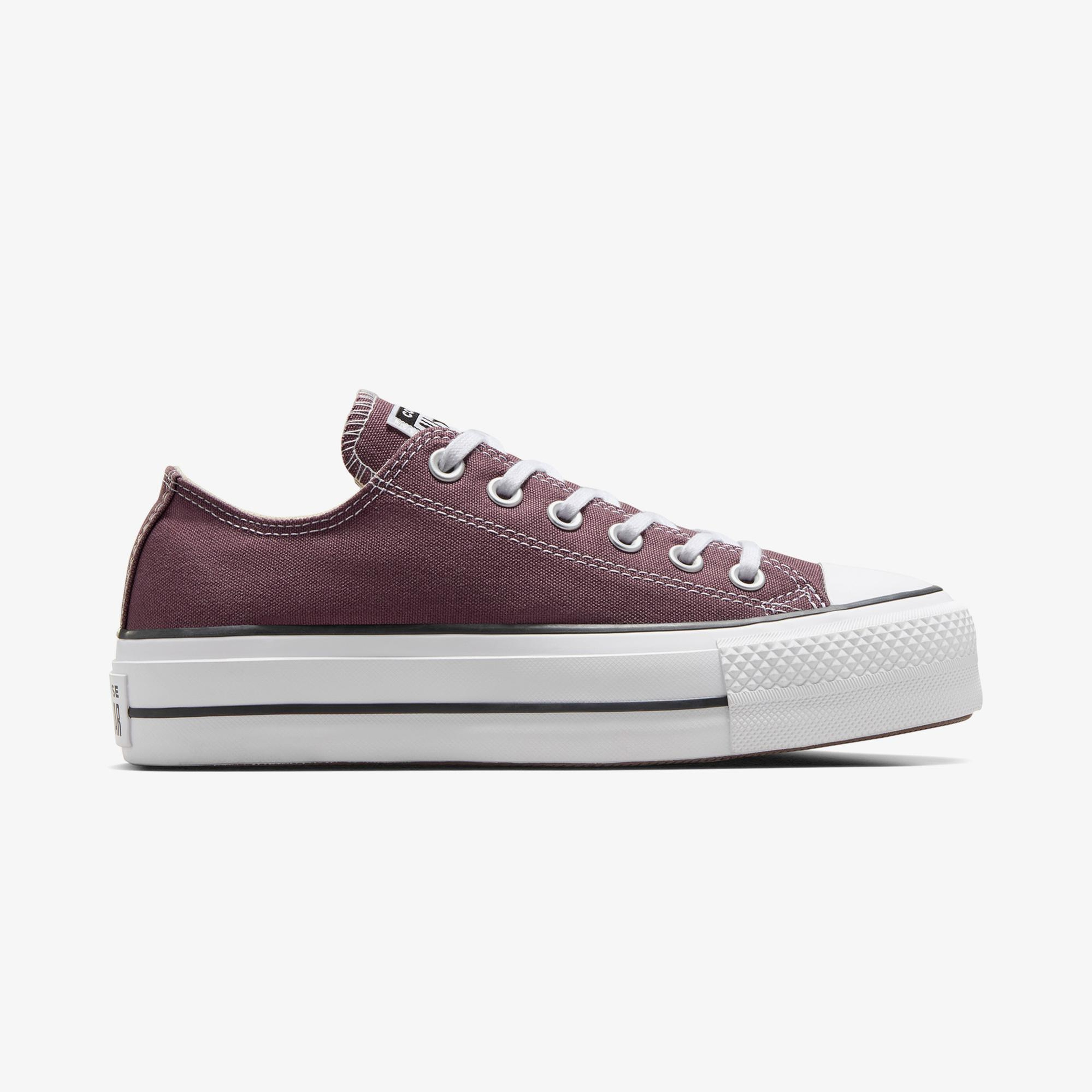 Converse Chuck Taylor All Star Lift Kadın Bordo Platform Sneaker