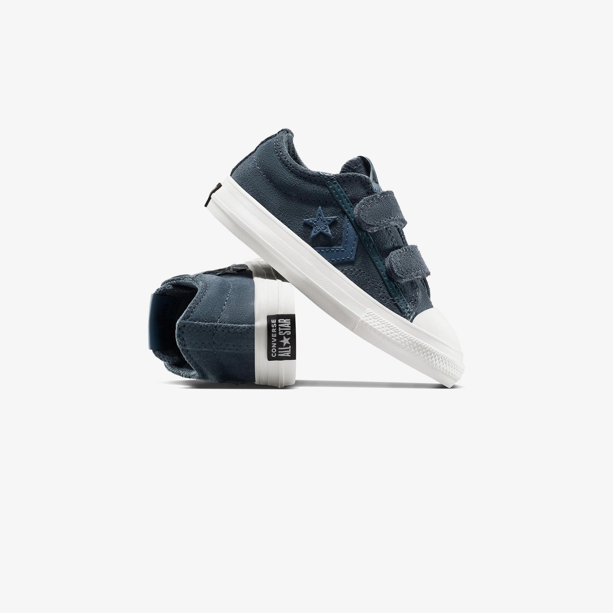 Converse Star Player 76 Çocuk Lacivert Süet Sneaker