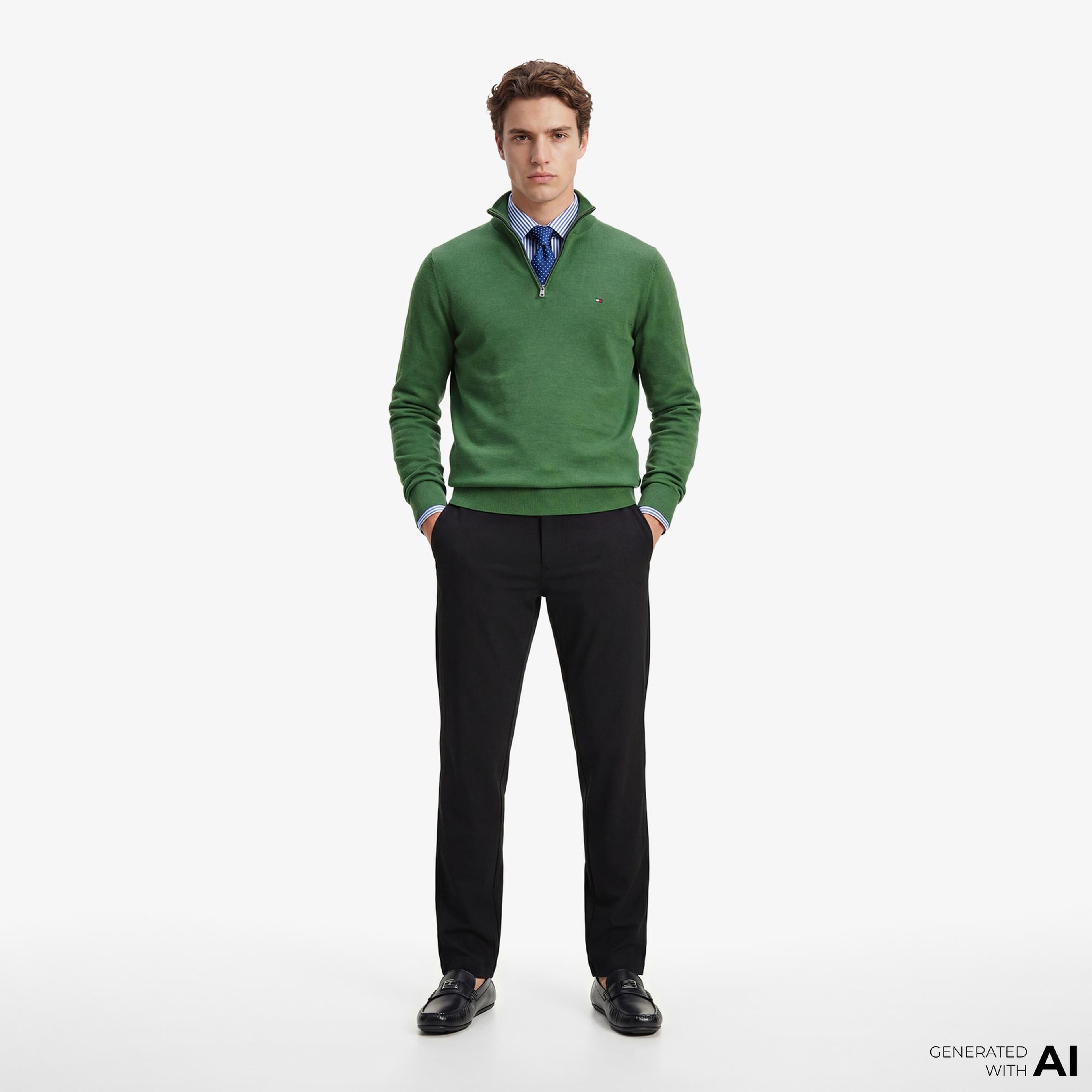 Tommy Hilfiger Performance Erkek Siyah Pantolon