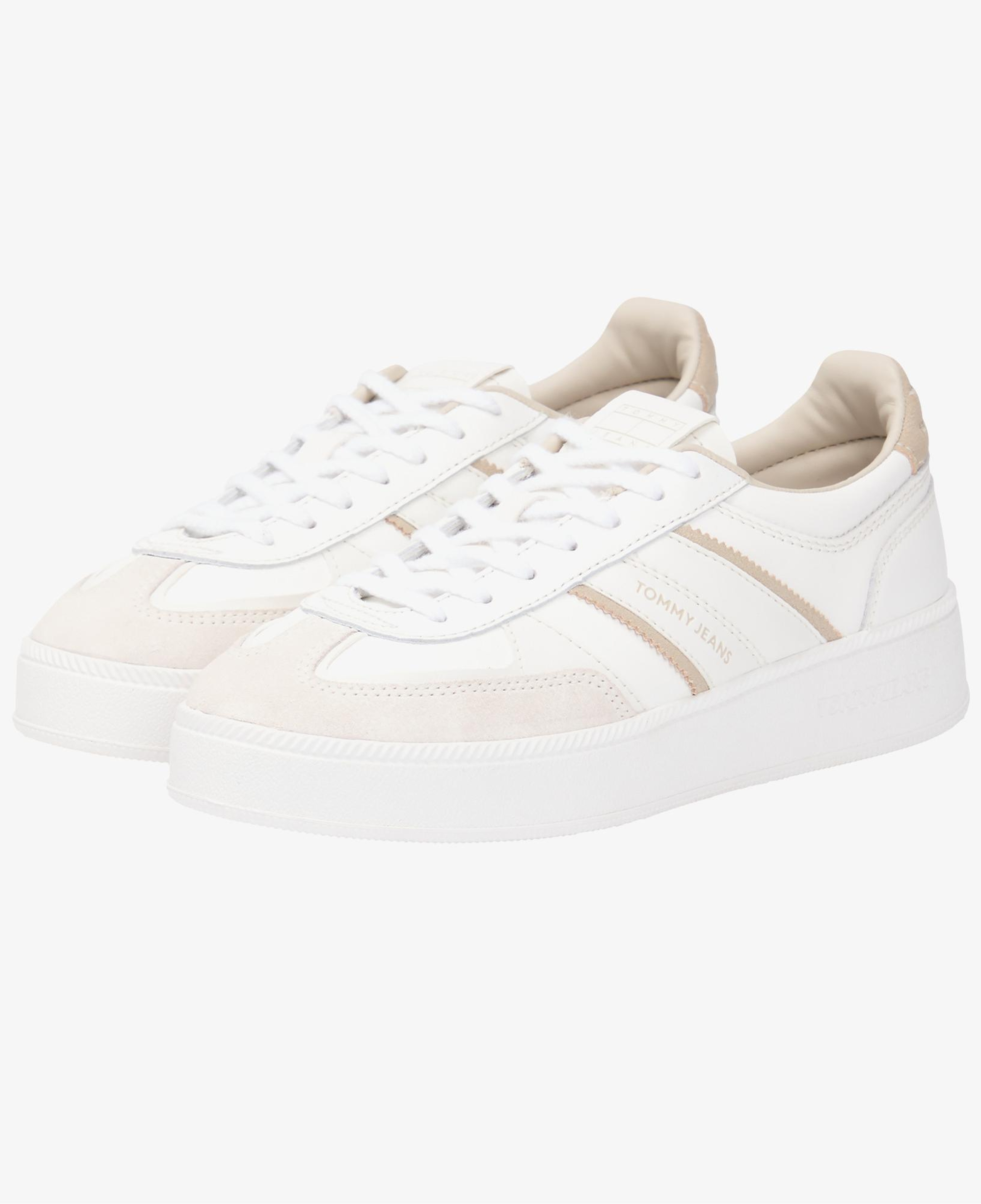 Tommy Hilfiger The Greenwich Edge Kadın Bej Sneaker