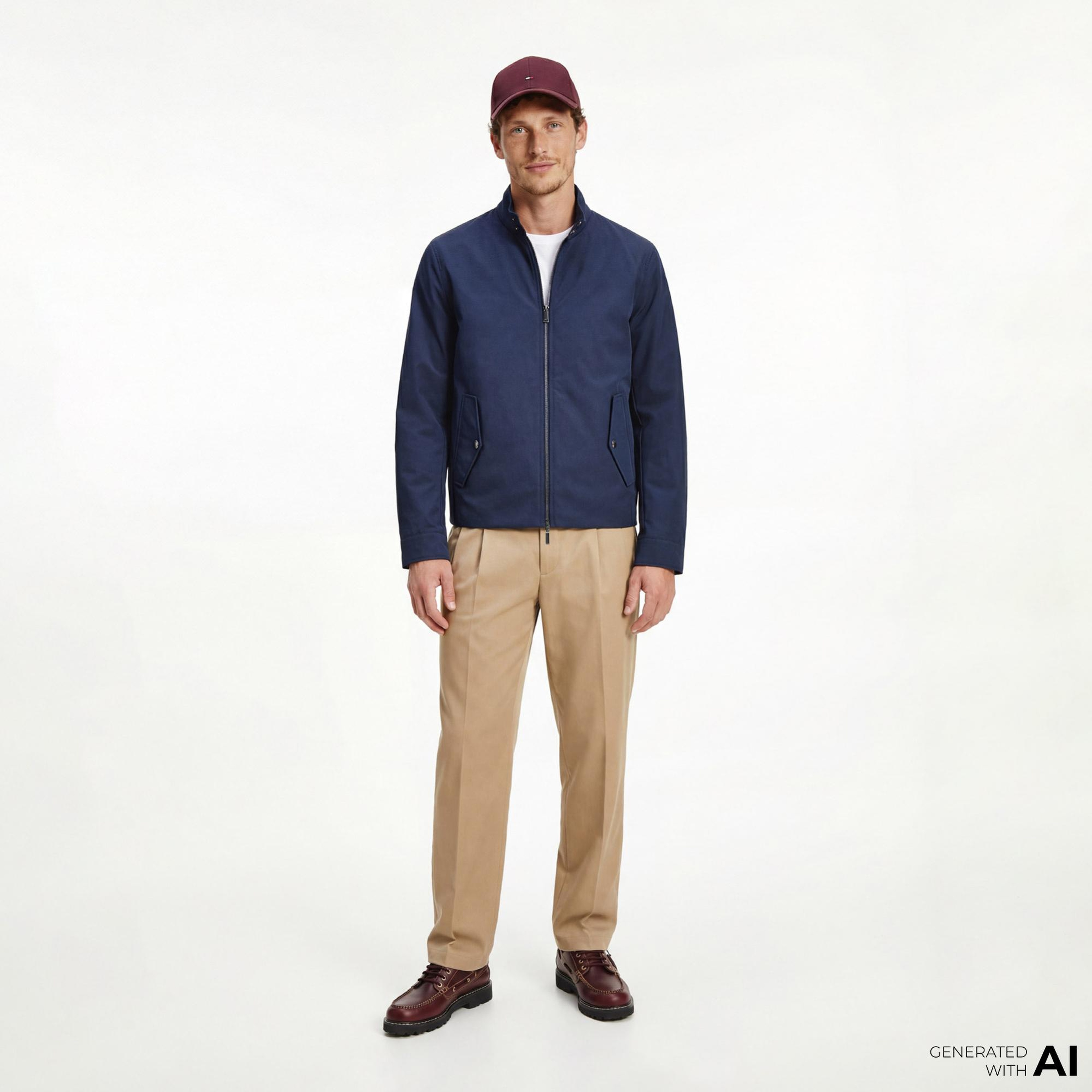 Tommy Hilfiger Dressed Casual Erkek Lacivert Ceket