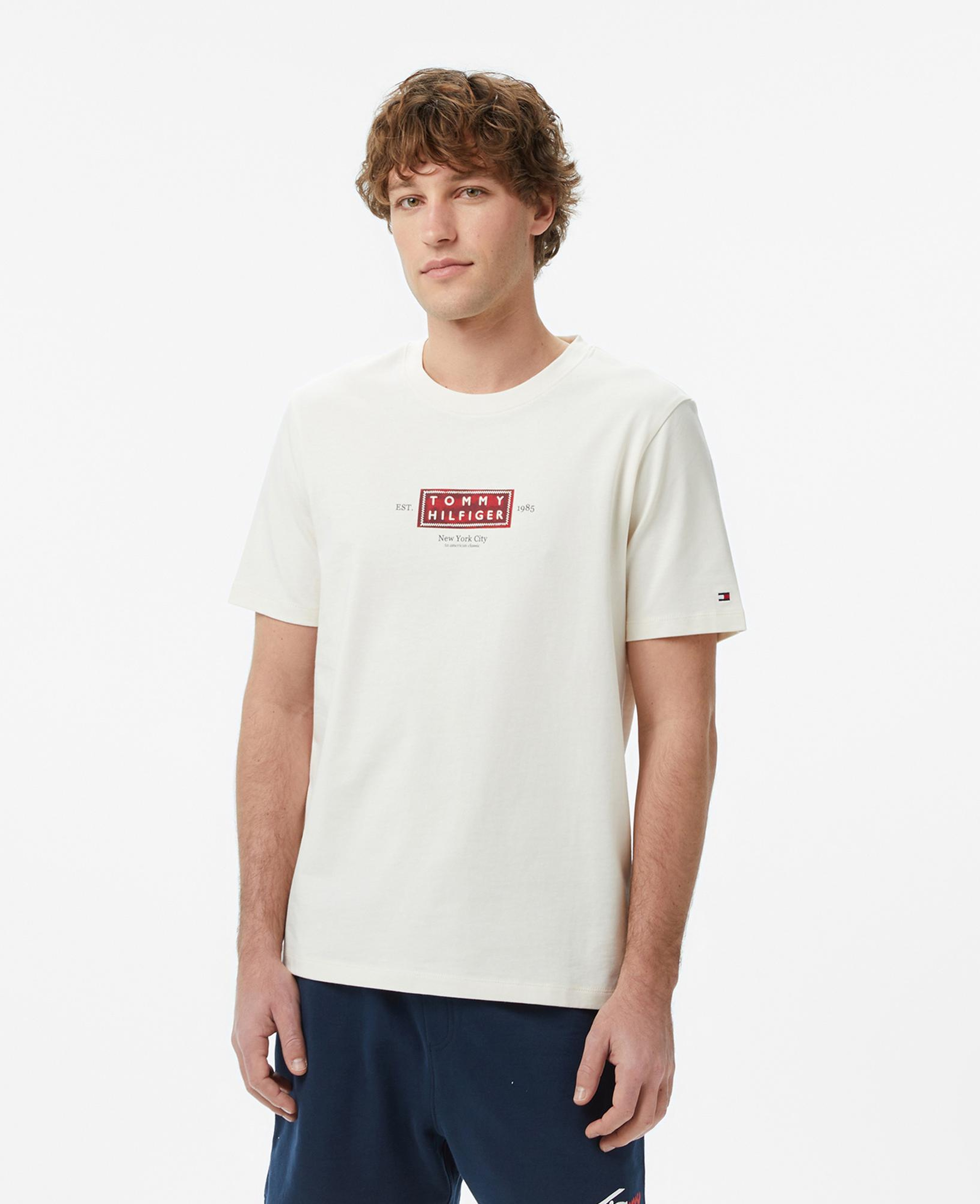 Tommy Hilfiger Heritage Series Erkek Krem Rengi T-Shirt