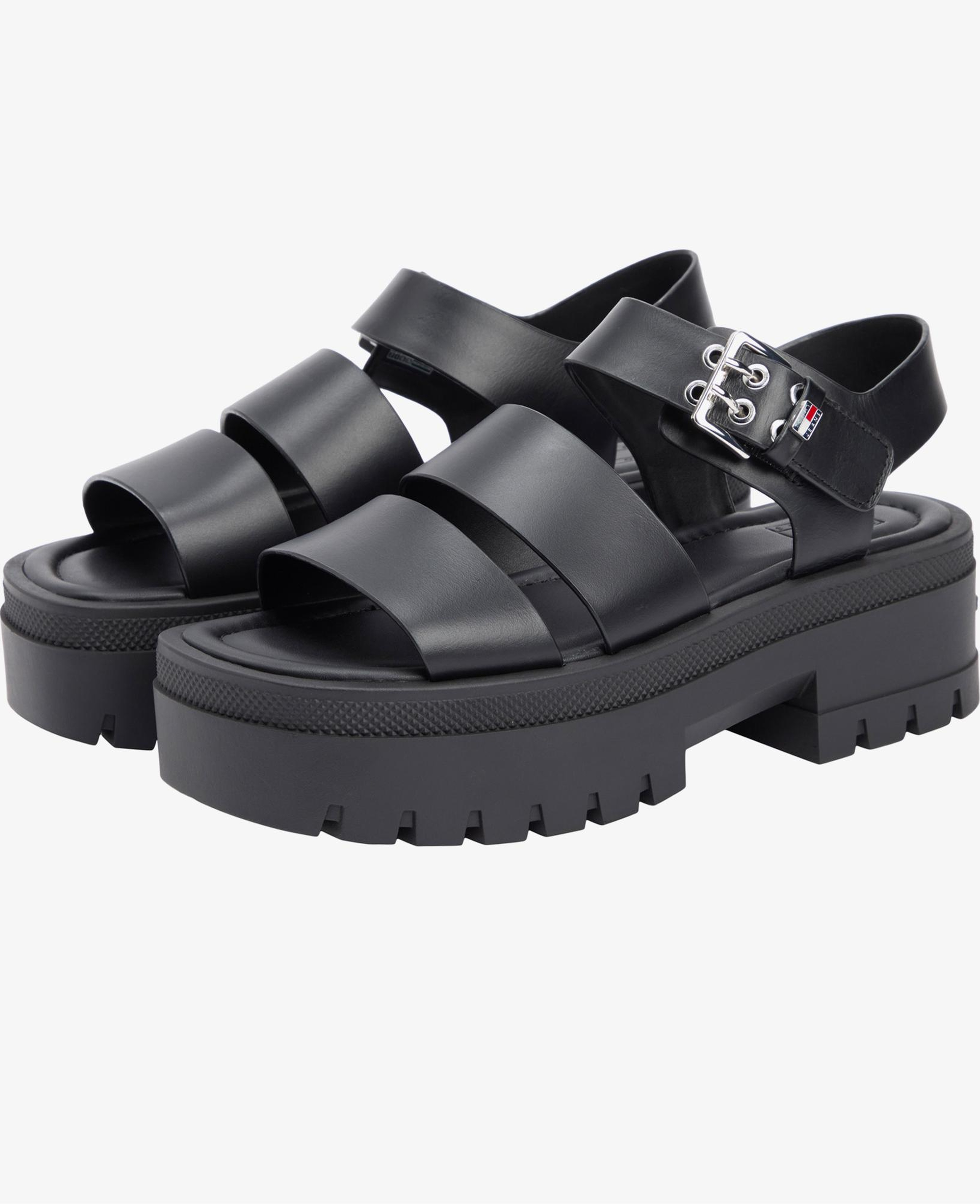 Tommy Hilfiger Wendie Max Kadın Siyah Sandalet