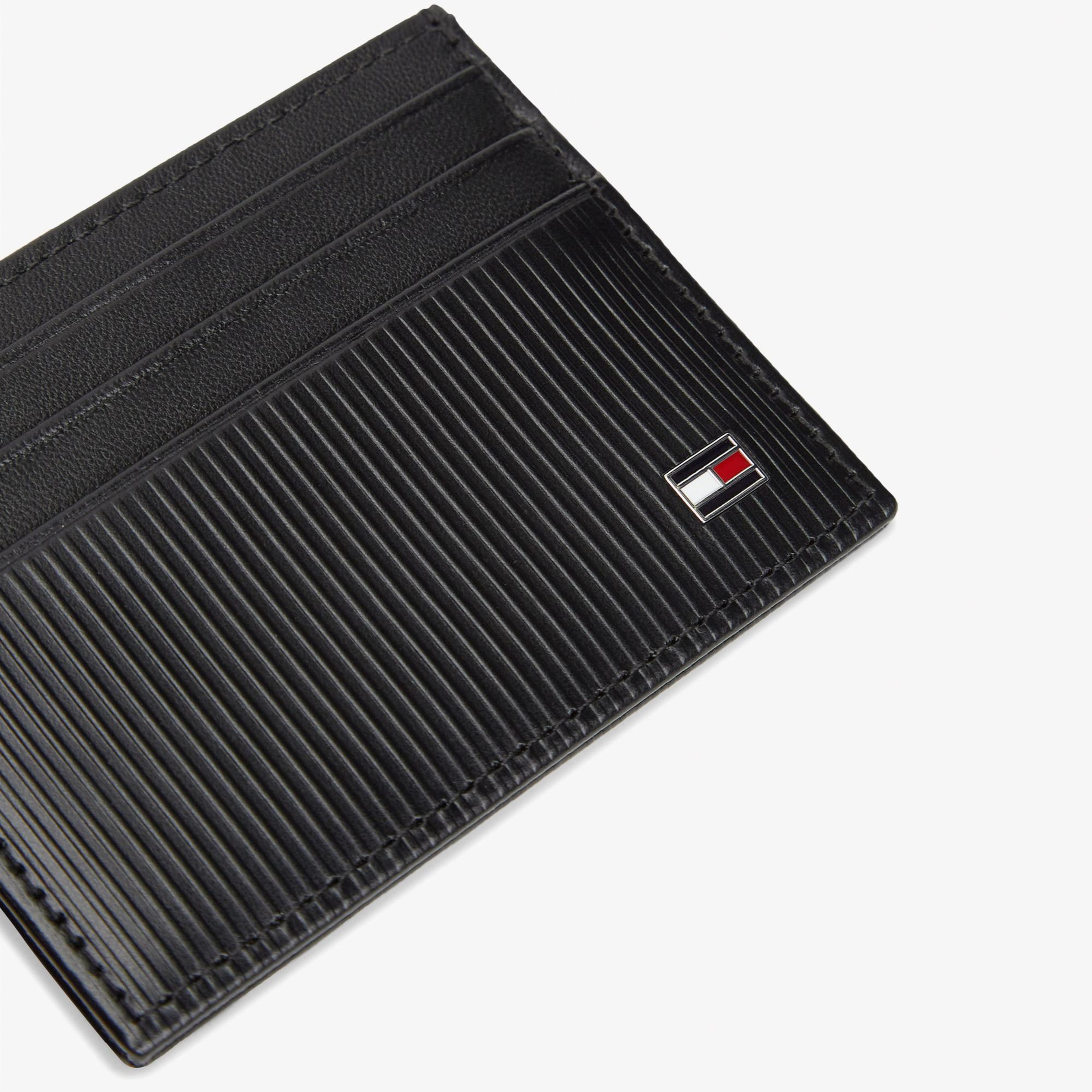 Tommy Hilfiger Flag Erkek Siyah Kartlık