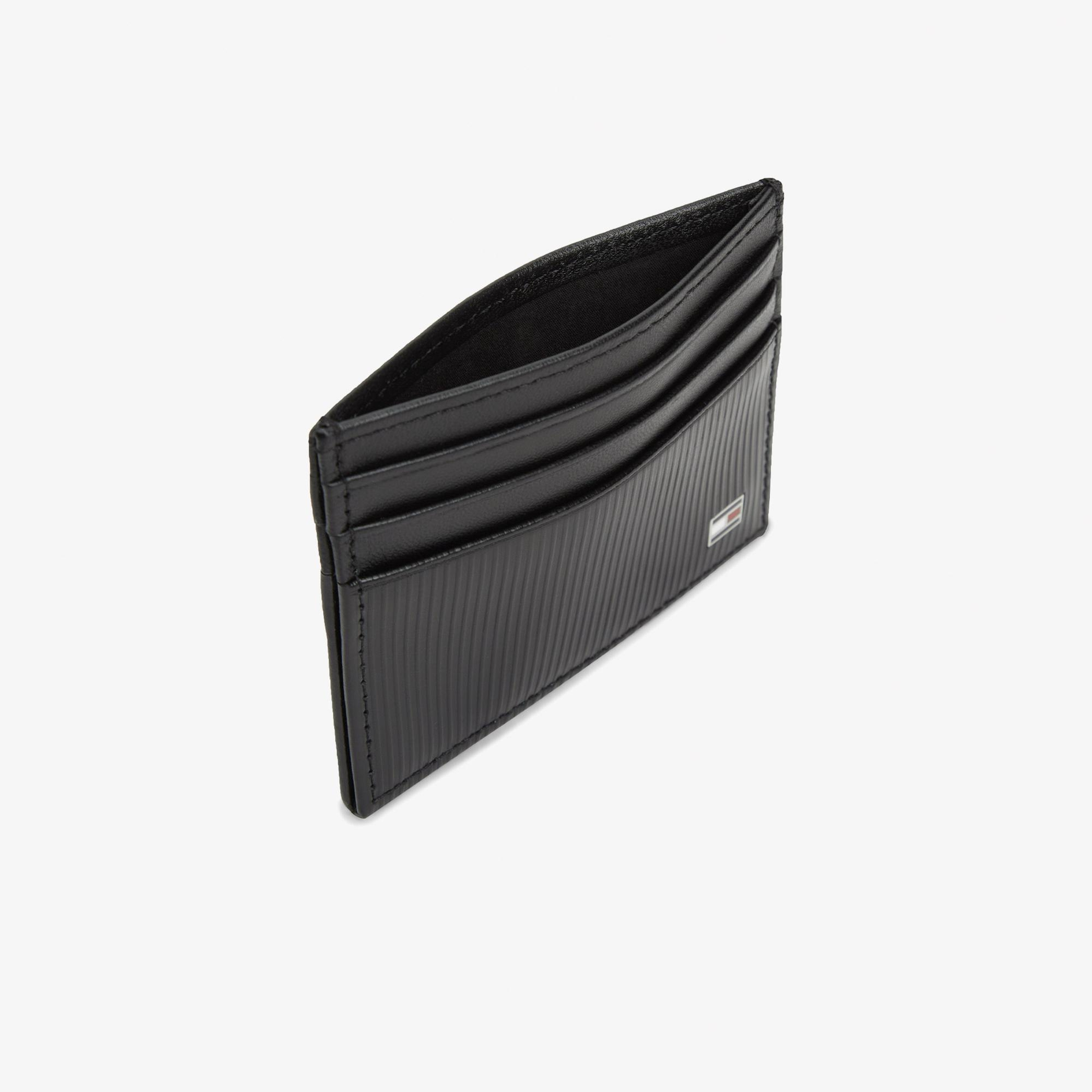 Tommy Hilfiger Flag Erkek Siyah Kartlık