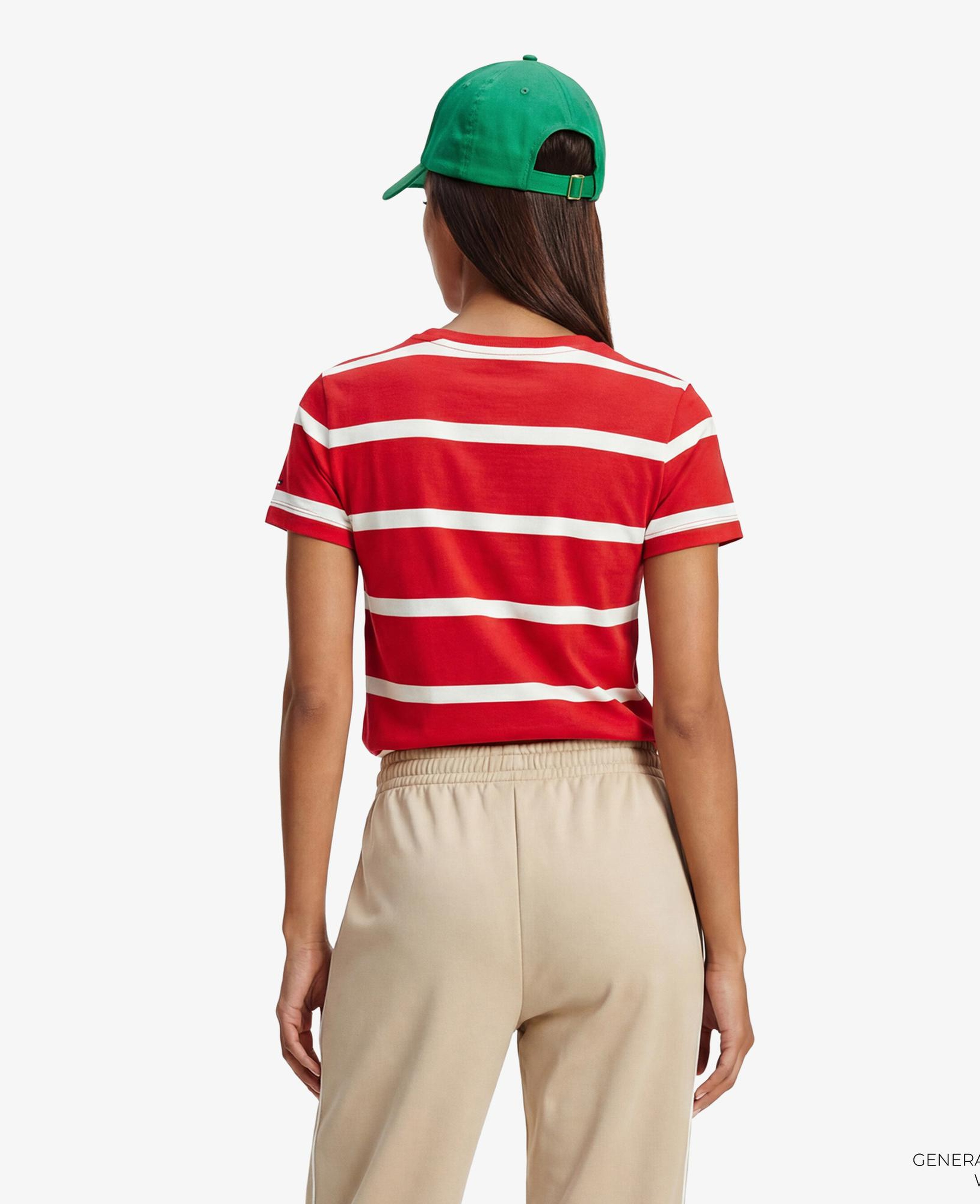 Tommy Hilfiger Script Kadın Kırmızı T-Shirt