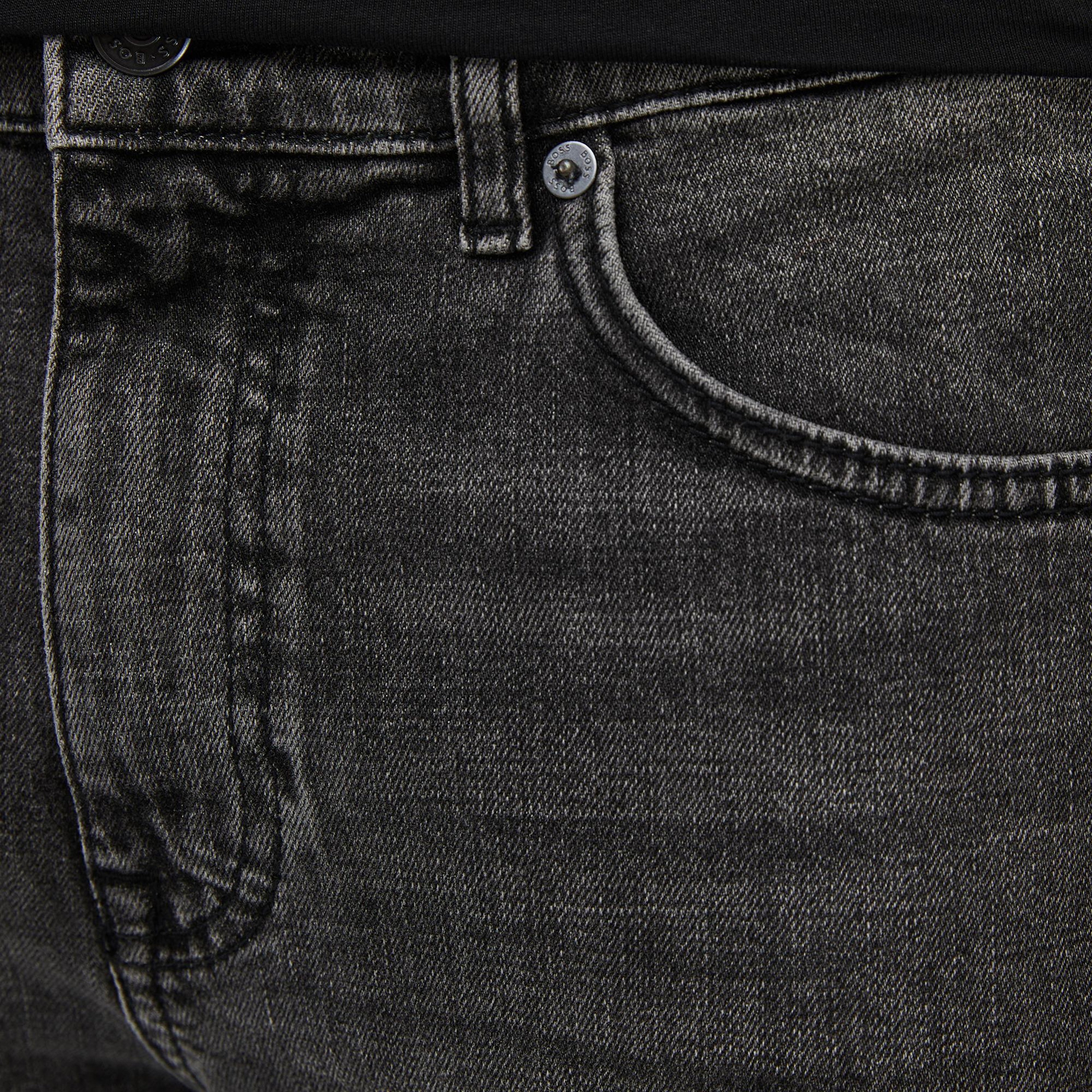 Boss Delaware Erkek Siyah Jean
