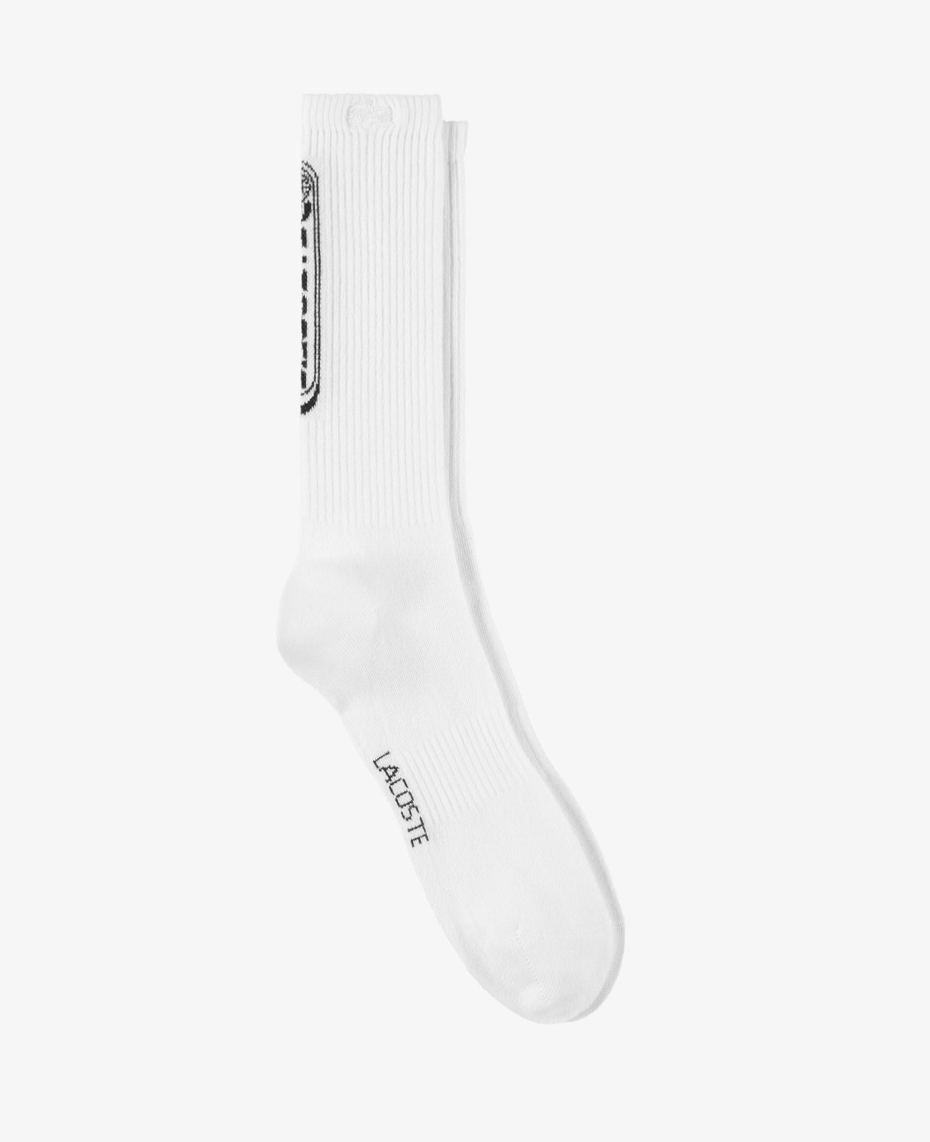 Lacoste Erkek Baskılı Beyaz Çorap