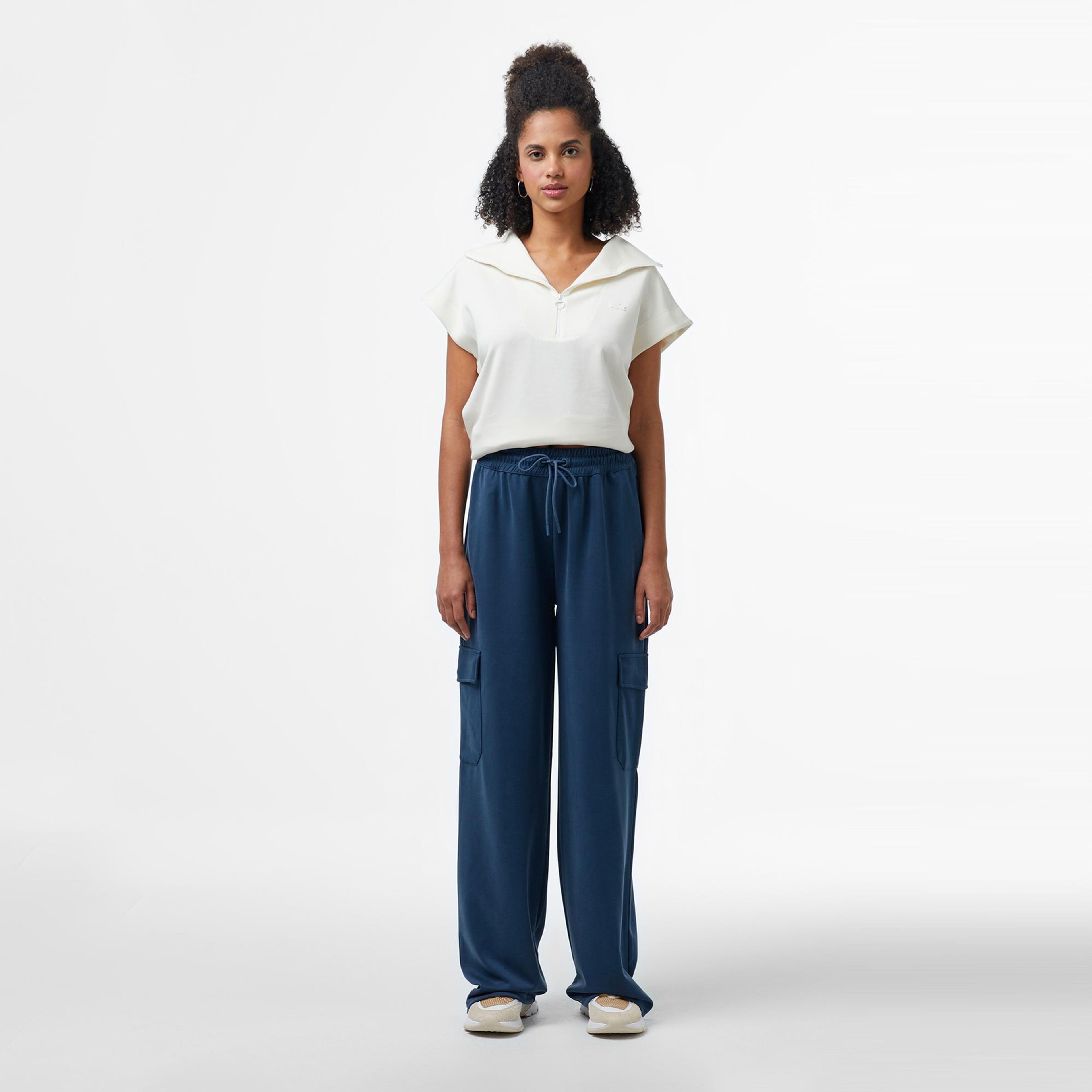 Lacoste Kadın Relaxed Fit Koyu Mavi Eşofman Altı