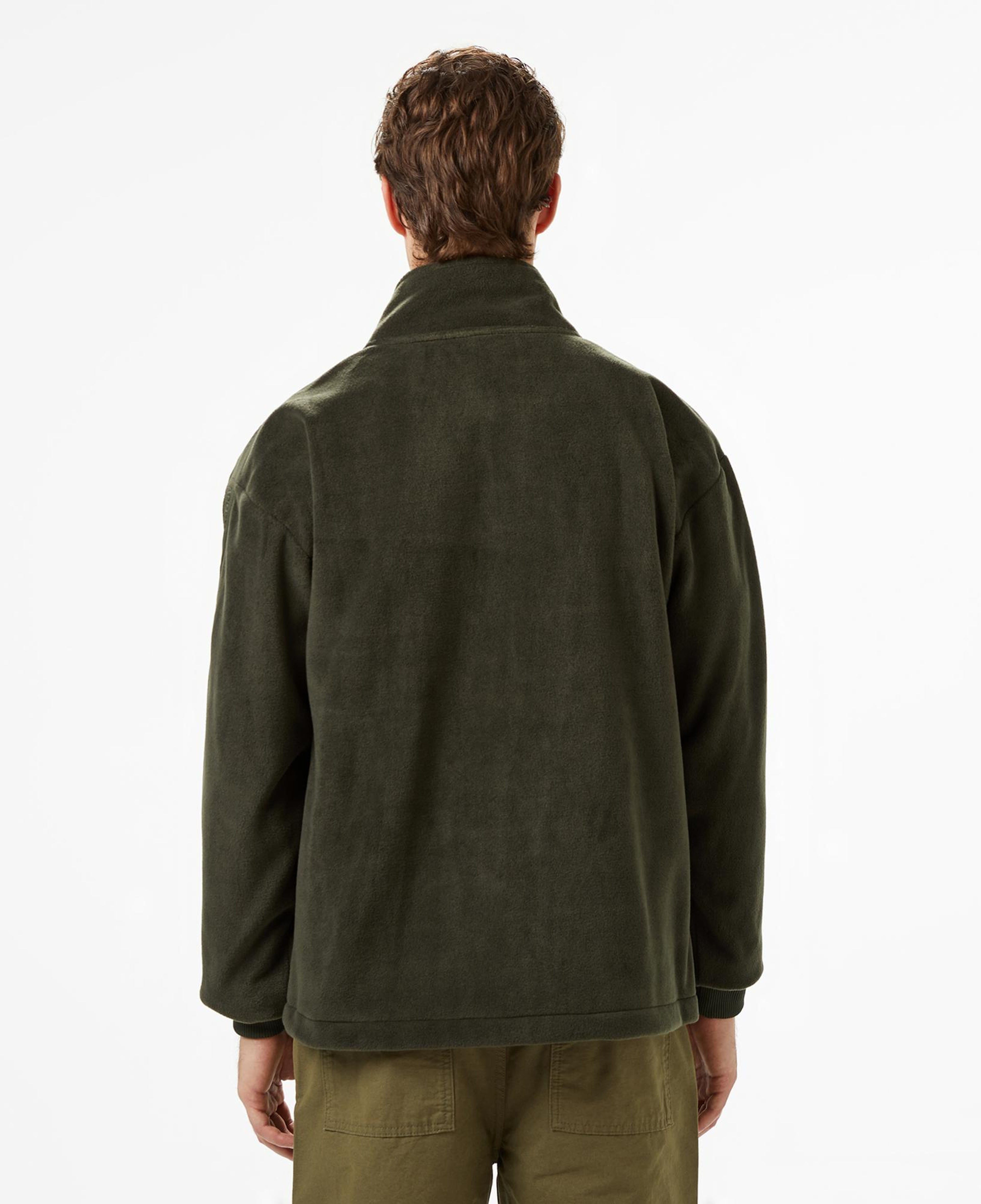 Lacoste Erkek Loose Fit Fermuarlı Haki Sweatshirt