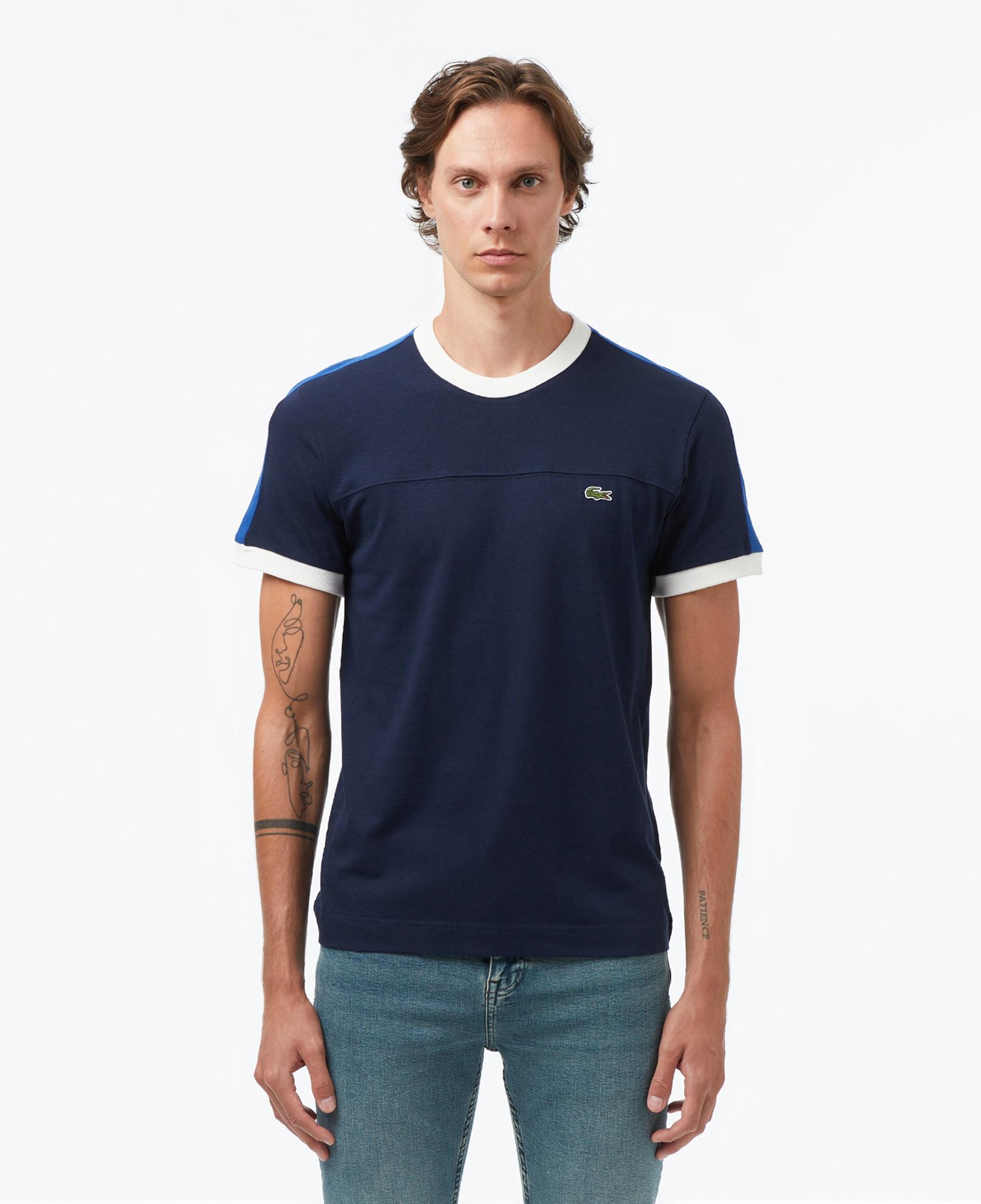 Lacoste Erkek Regular Fit Bisiklet Yaka Lacivert T-Shirt