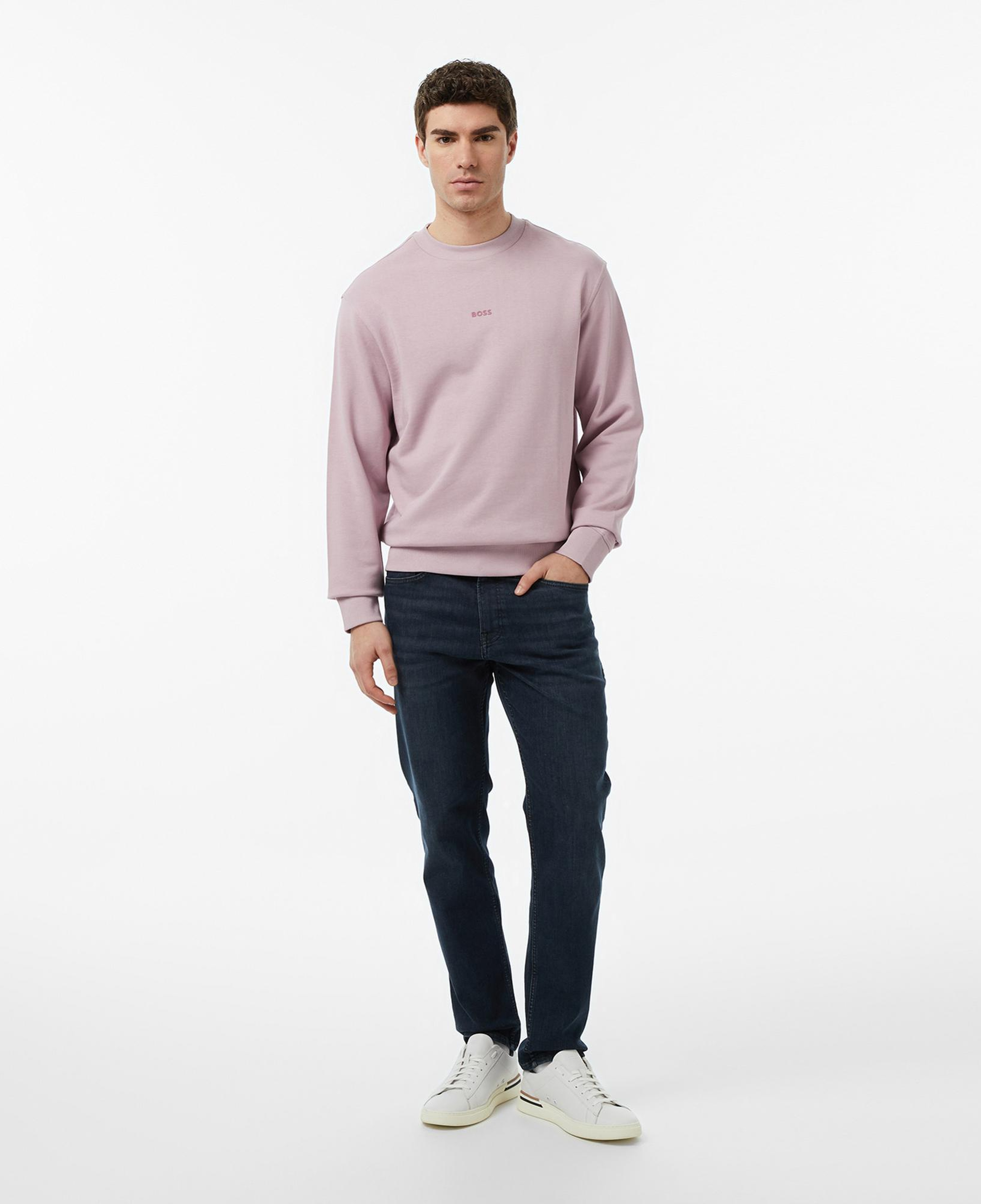 Boss WeSmall Erkek Lila Sweatshirt