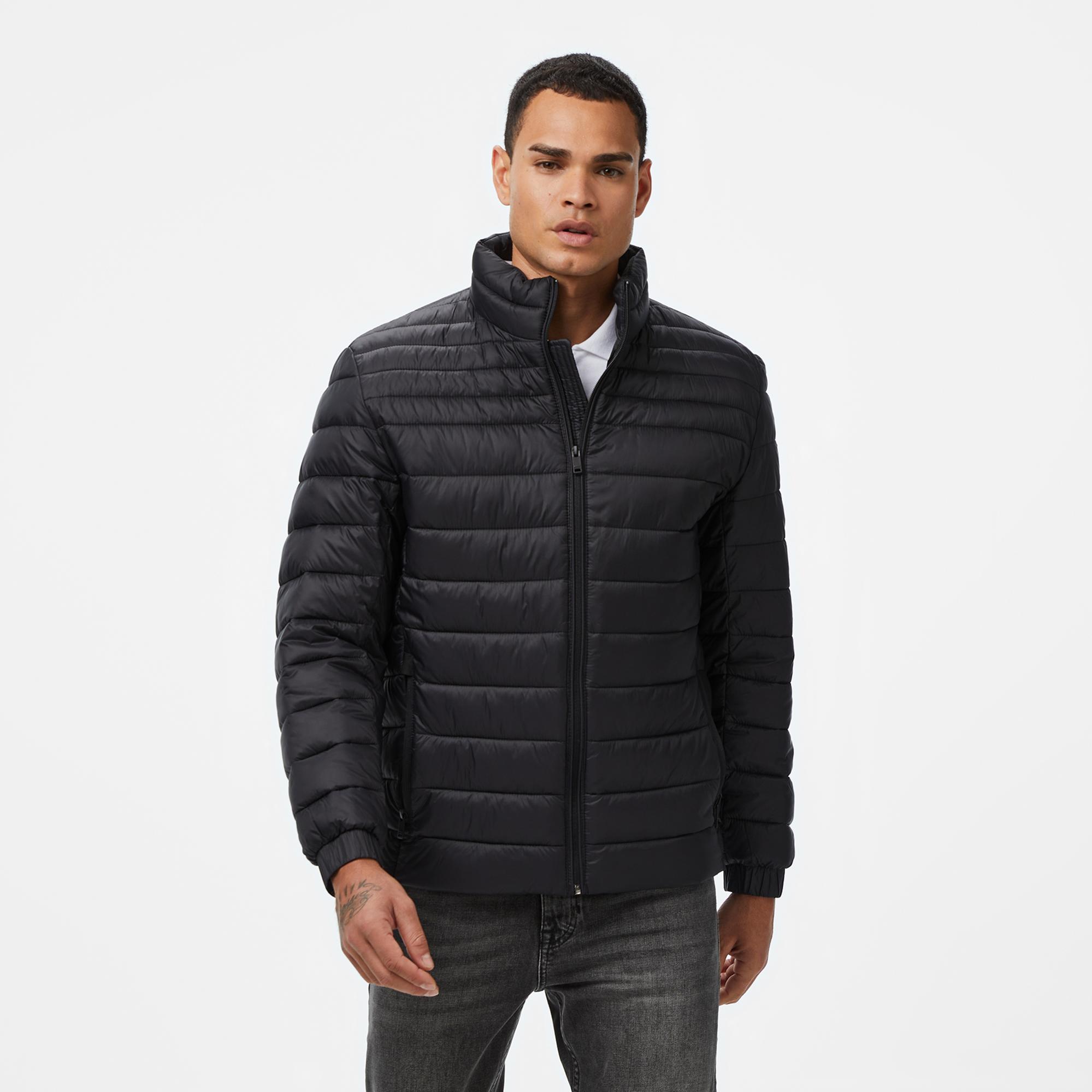 Boss Oden Erkek Siyah Mont