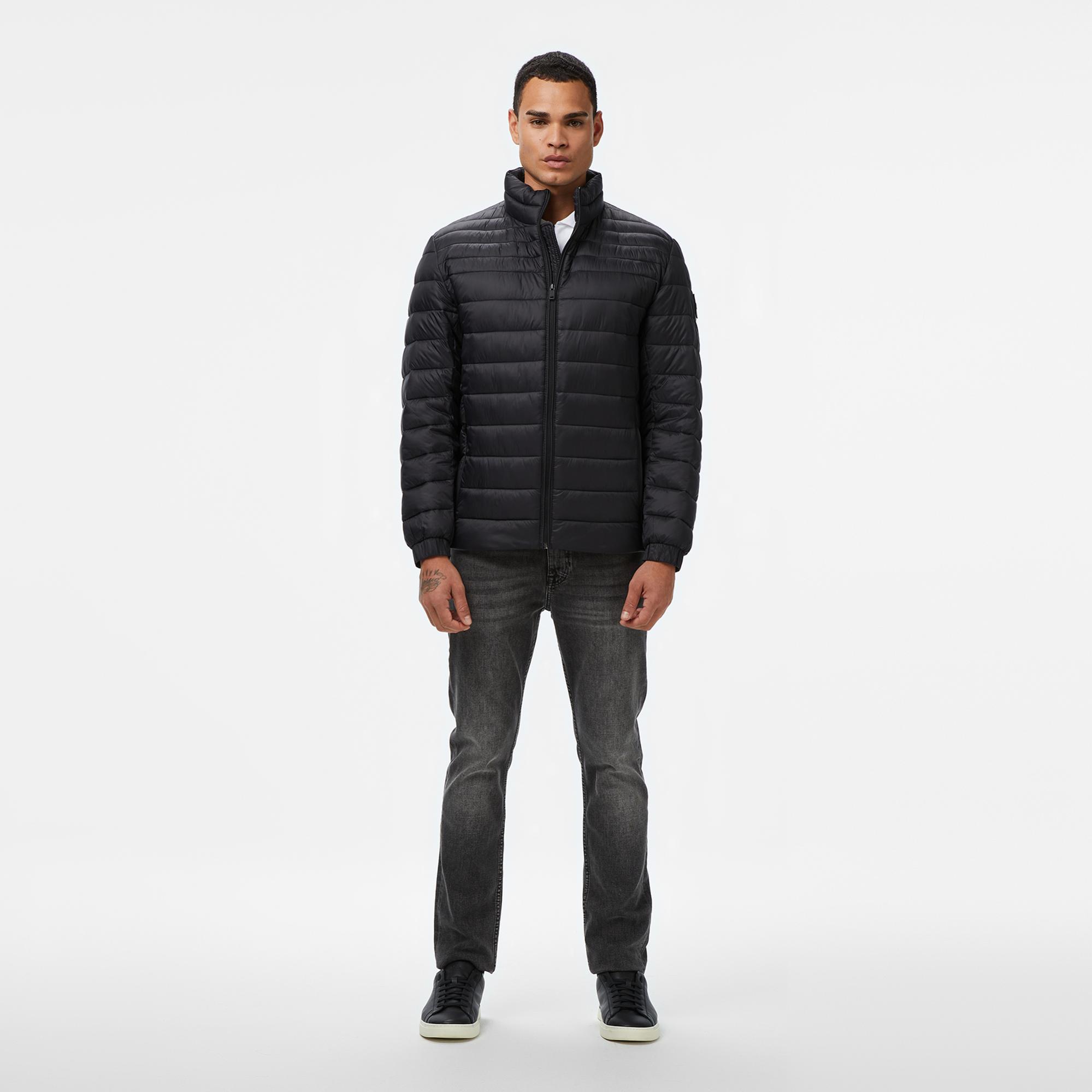 Boss Oden Erkek Siyah Mont